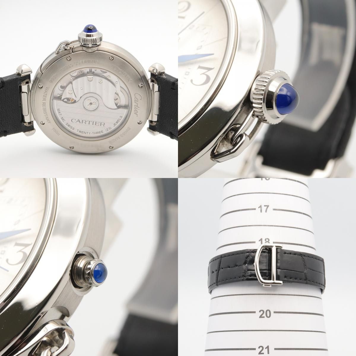 Cartier Cartier Cartier Pasha de Cartier Stainless Steel Watch Metal Automatic WSPA0010 DUTY FREE for USA Size ONE SIZE - 7 Thumbnail