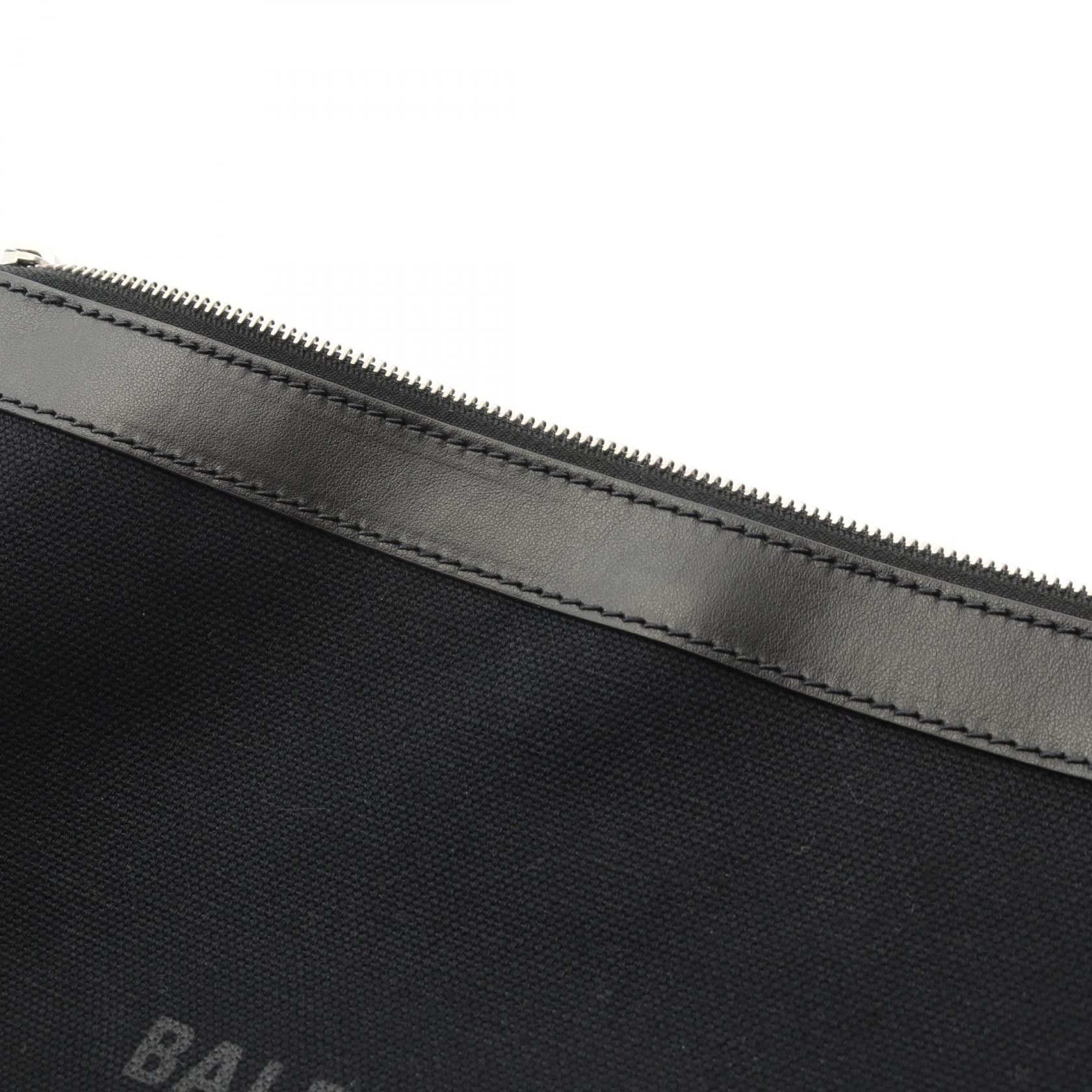 Balenciaga Balenciaga Balenciaga Navy Clip M Canvas Leather Clutch Bag Leather Clutch Bag 373834 DUTY FREE for USA Size ONE SIZE - 6 Thumbnail