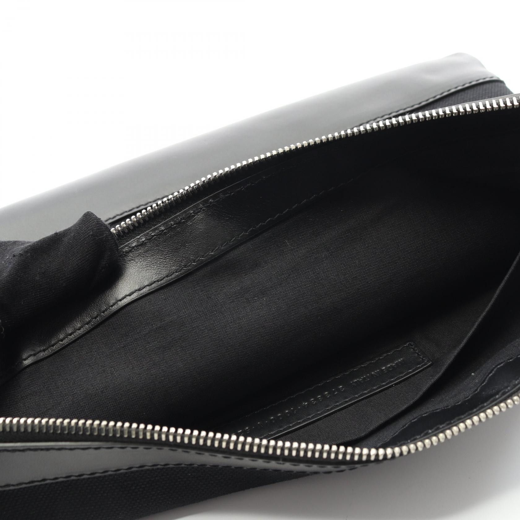Balenciaga Balenciaga Balenciaga Navy Clip M Canvas Leather Clutch Bag Leather Clutch Bag 373834 DUTY FREE for USA Size ONE SIZE - 7 Thumbnail
