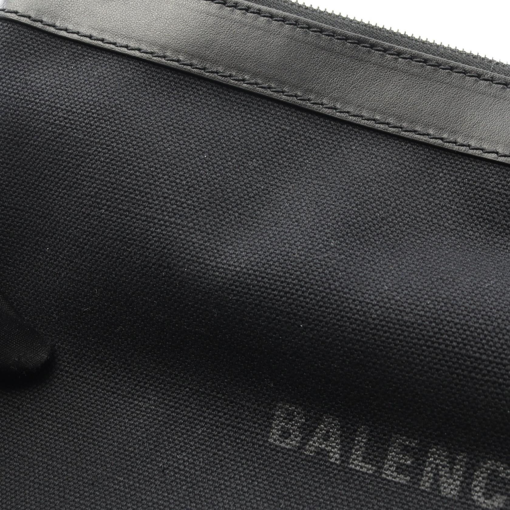 Balenciaga Balenciaga Balenciaga Navy Clip M Canvas Leather Clutch Bag Leather Clutch Bag 373834 DUTY FREE for USA Size ONE SIZE - 8 Thumbnail