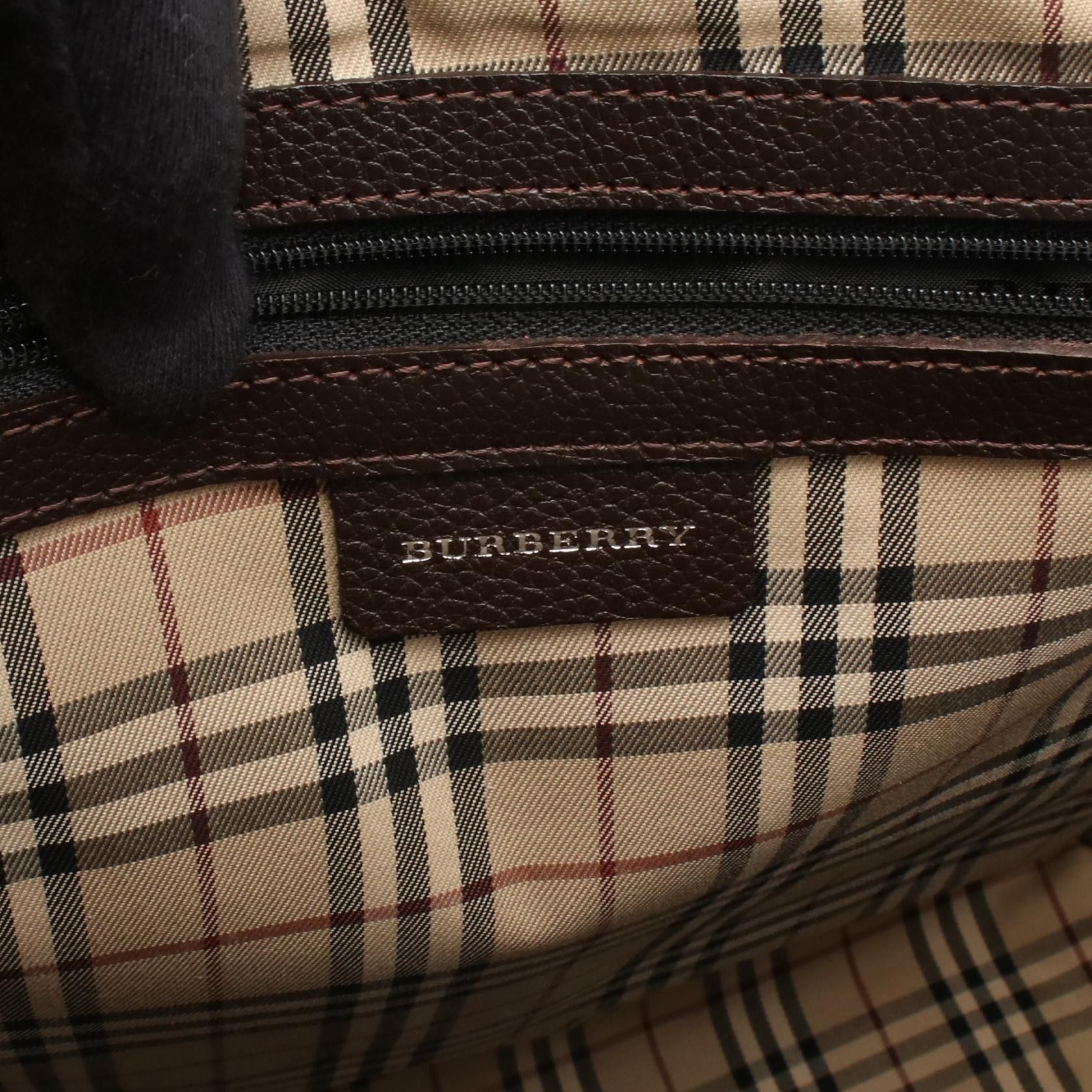 Burberry Burberry Burberry Leather Tote Bag Leather Tote Bag DUTY FREE for USA Size ONE SIZE - 4 Thumbnail