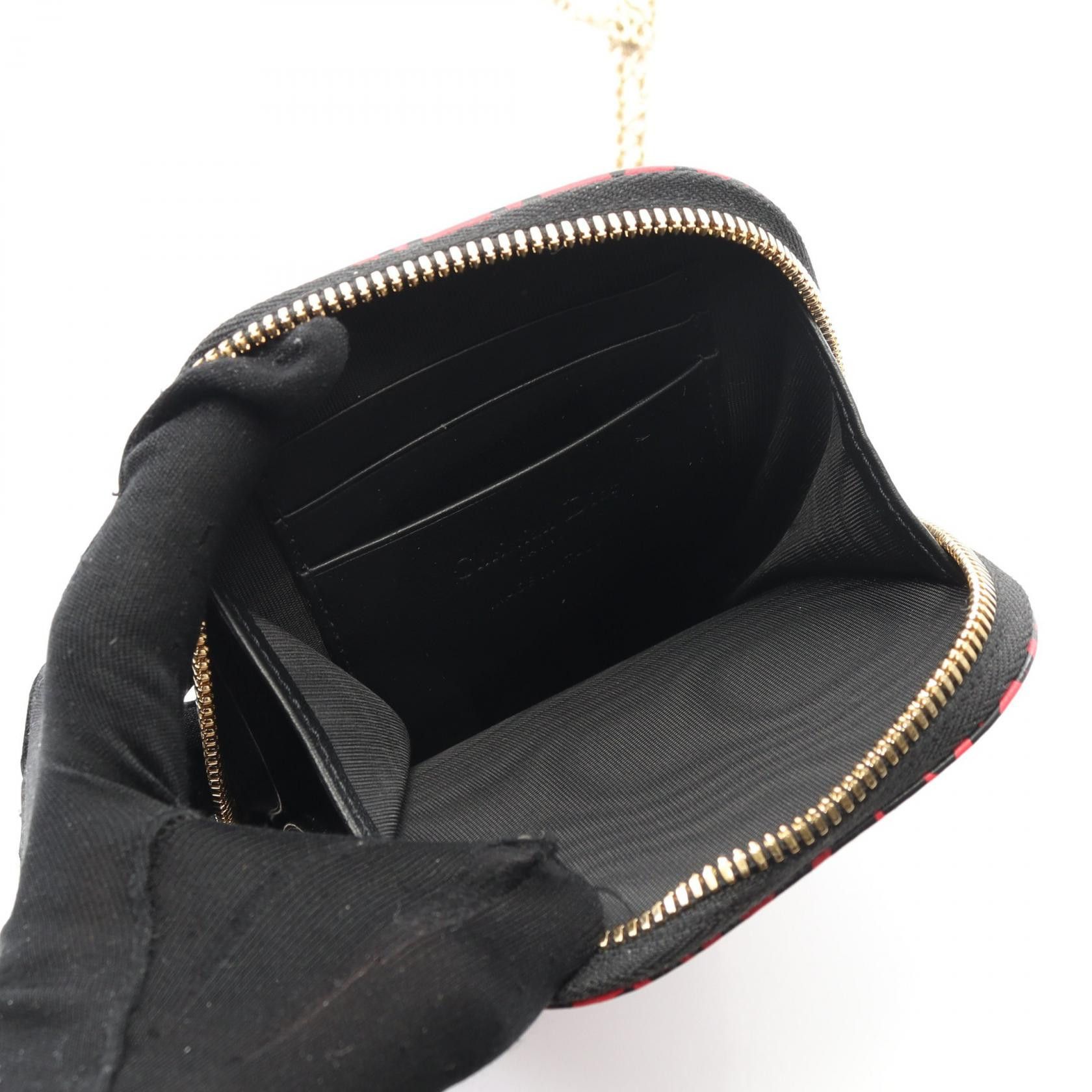 Dior Dior Dior LADY DIOR Leather Phone Holder Leather Handbag DUTY FREE for USA Size ONE SIZE - 3 Thumbnail