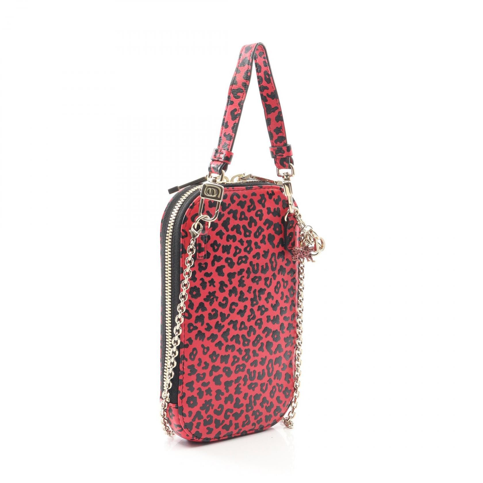 Dior Dior Dior LADY DIOR Leather Phone Holder Leather Handbag DUTY FREE for USA Size ONE SIZE - 2 Thumbnail