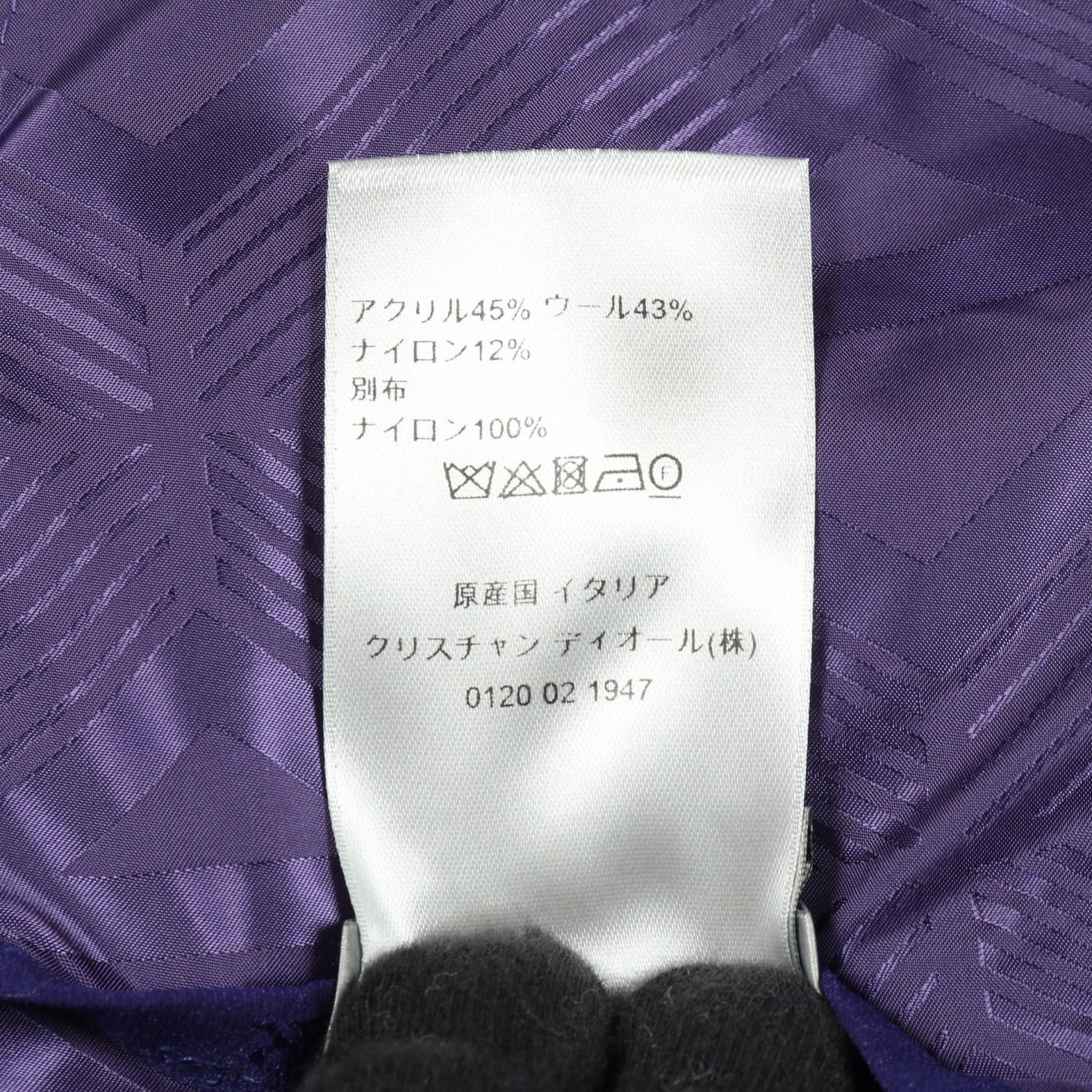 Dior Dior Dior CD Diamond Wool Acrylic Jacket Textile Outerwear DUTY FREE for USA Size ONE SIZE - 5 Thumbnail