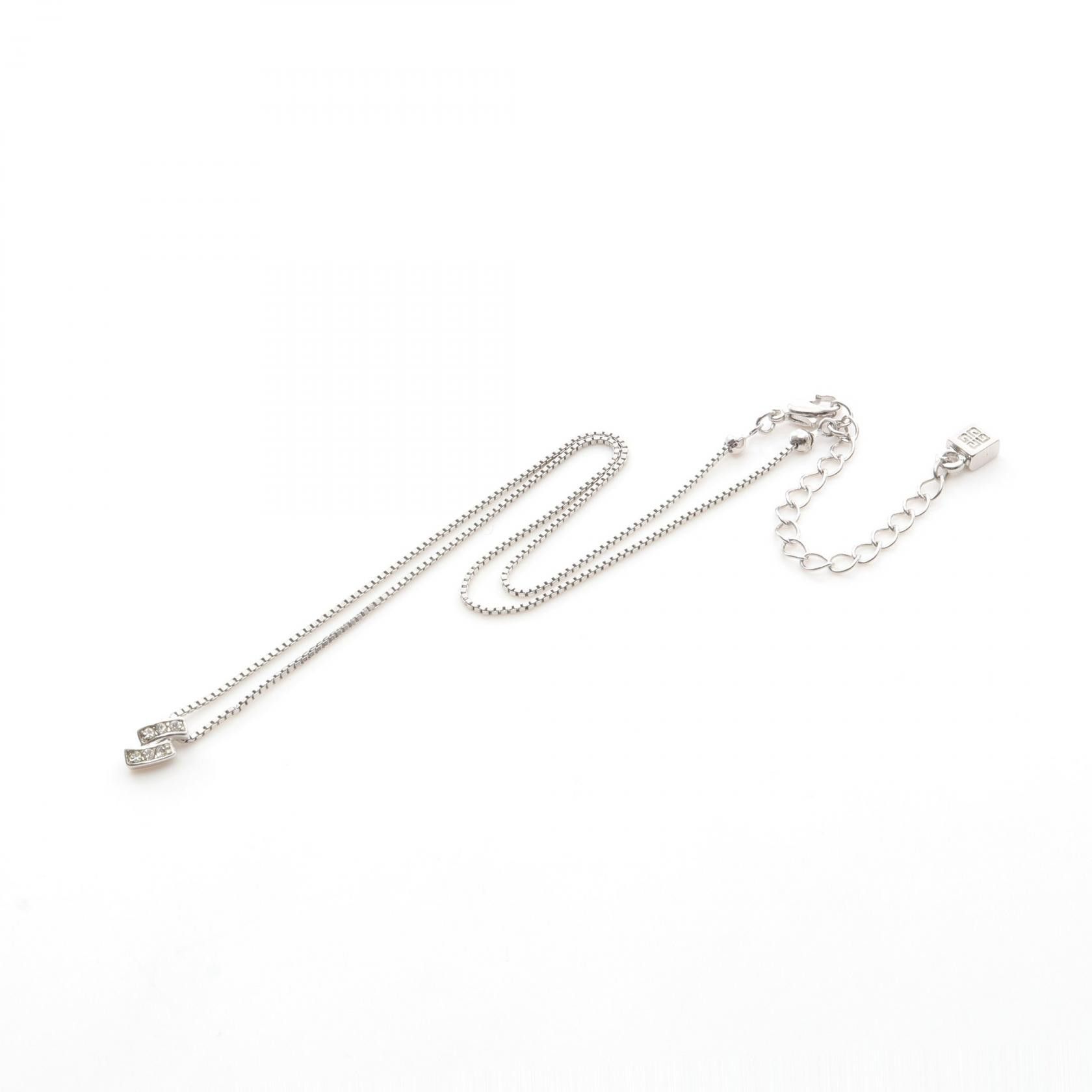 Givenchy Givenchy Givenchy Stainless Steel Rhinestone Necklace Metal Necklace DUTY FREE for USA Size ONE SIZE - 3 Thumbnail