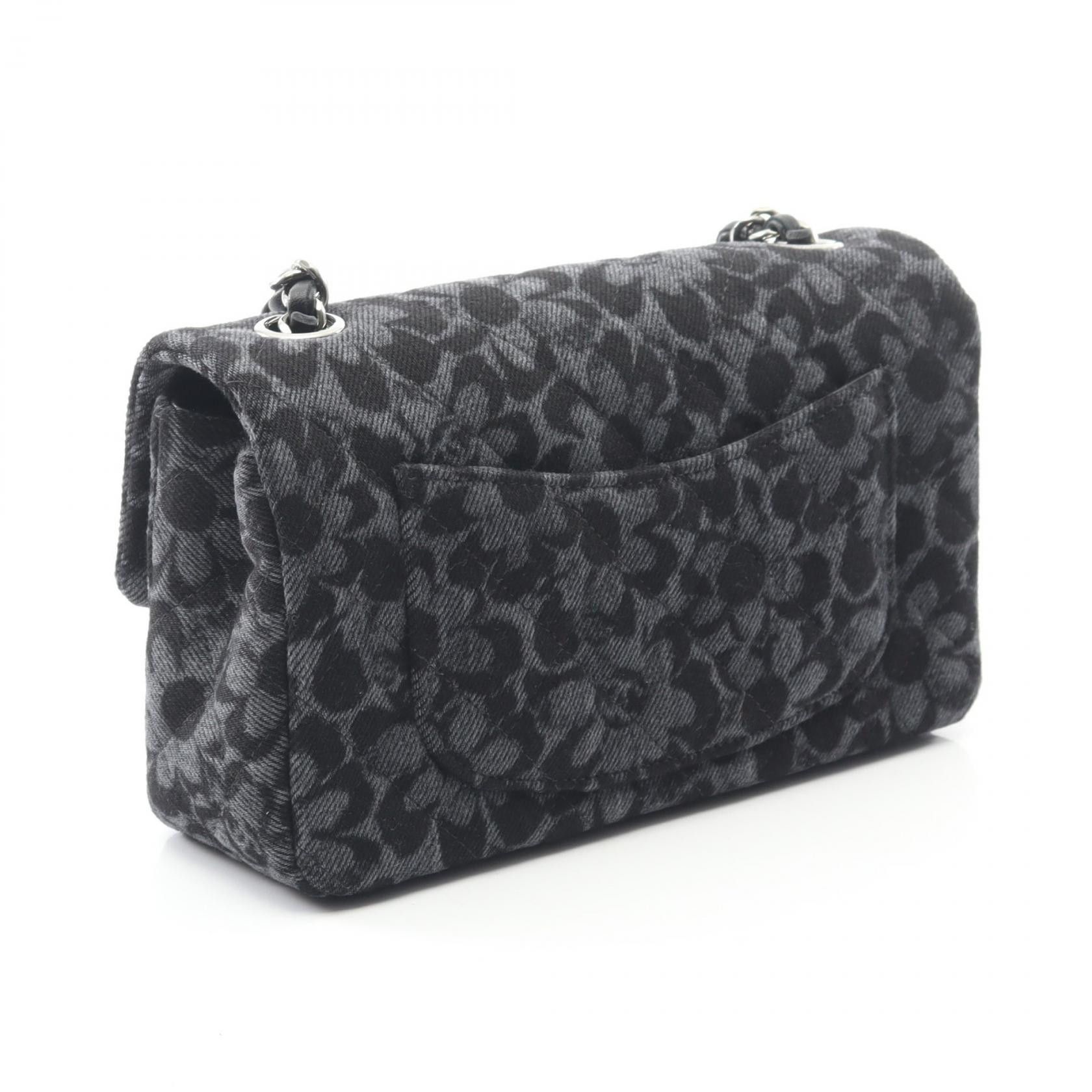 Chanel Chanel CHANEL Mini Matelasse20 Denim Shoulder Bag Textile Shoulder Bag DUTY FREE for USA Size ONE SIZE - 2 Thumbnail