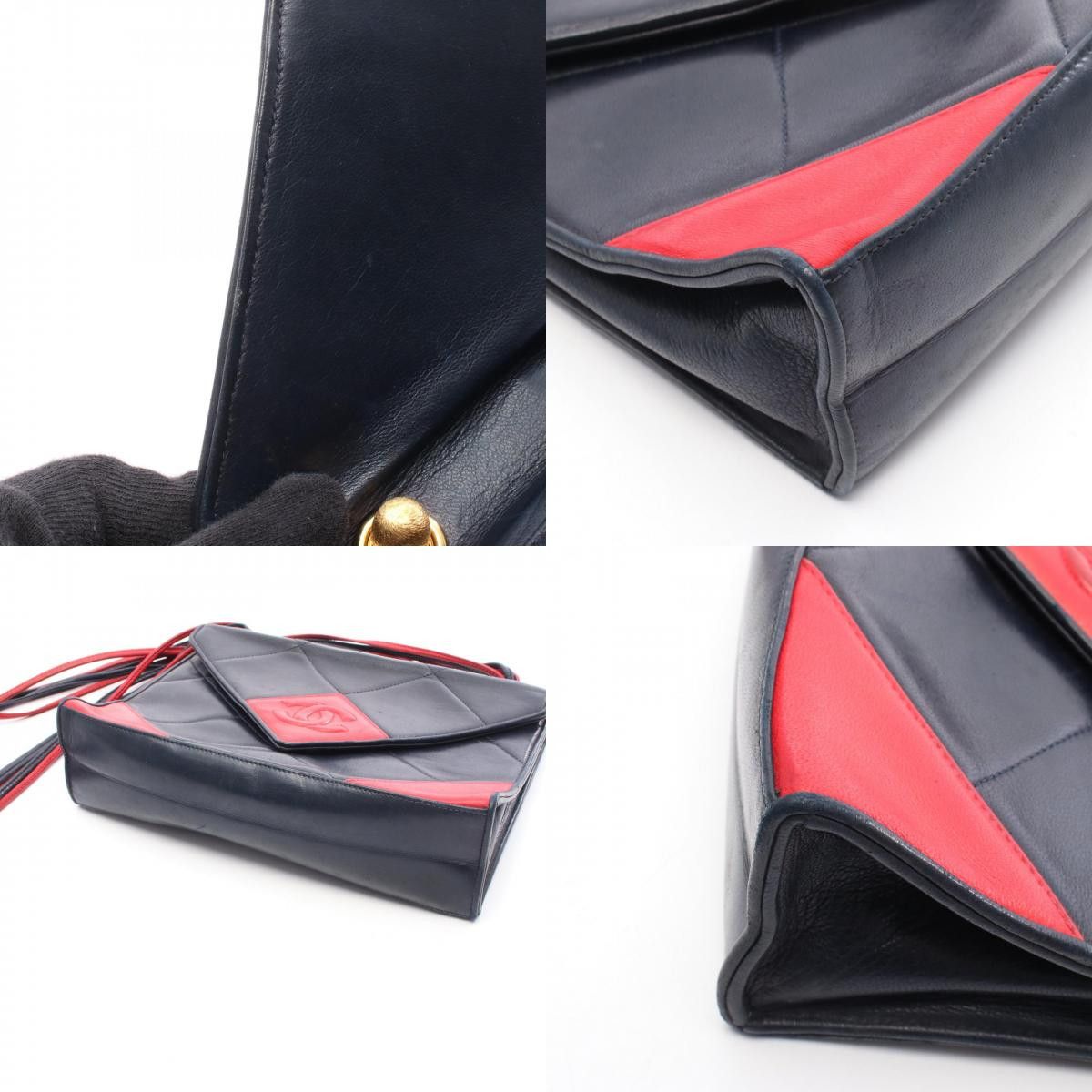 Chanel Chanel Chanel Coco Mark Leather Shoulder Bag Leather Shoulder Bag DUTY FREE for USA Size ONE SIZE - 8 Thumbnail
