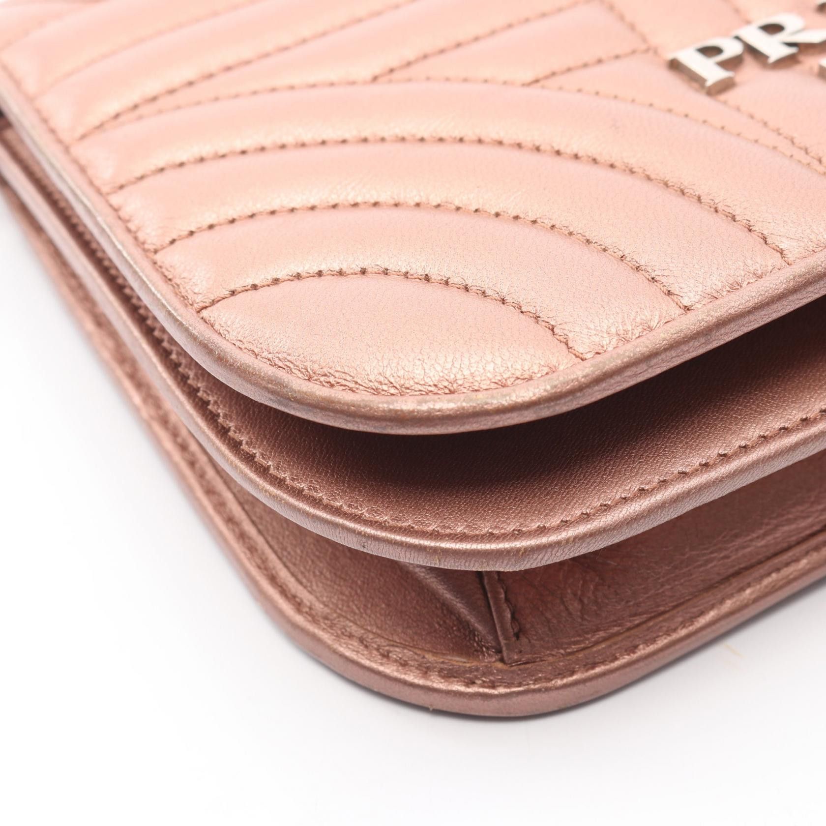 Prada Prada Prada NAPPA IMPUNTURE Leather Shoulder Bag Leather Shoulder Bag DUTY FREE for USA Size ONE SIZE - 8 Thumbnail