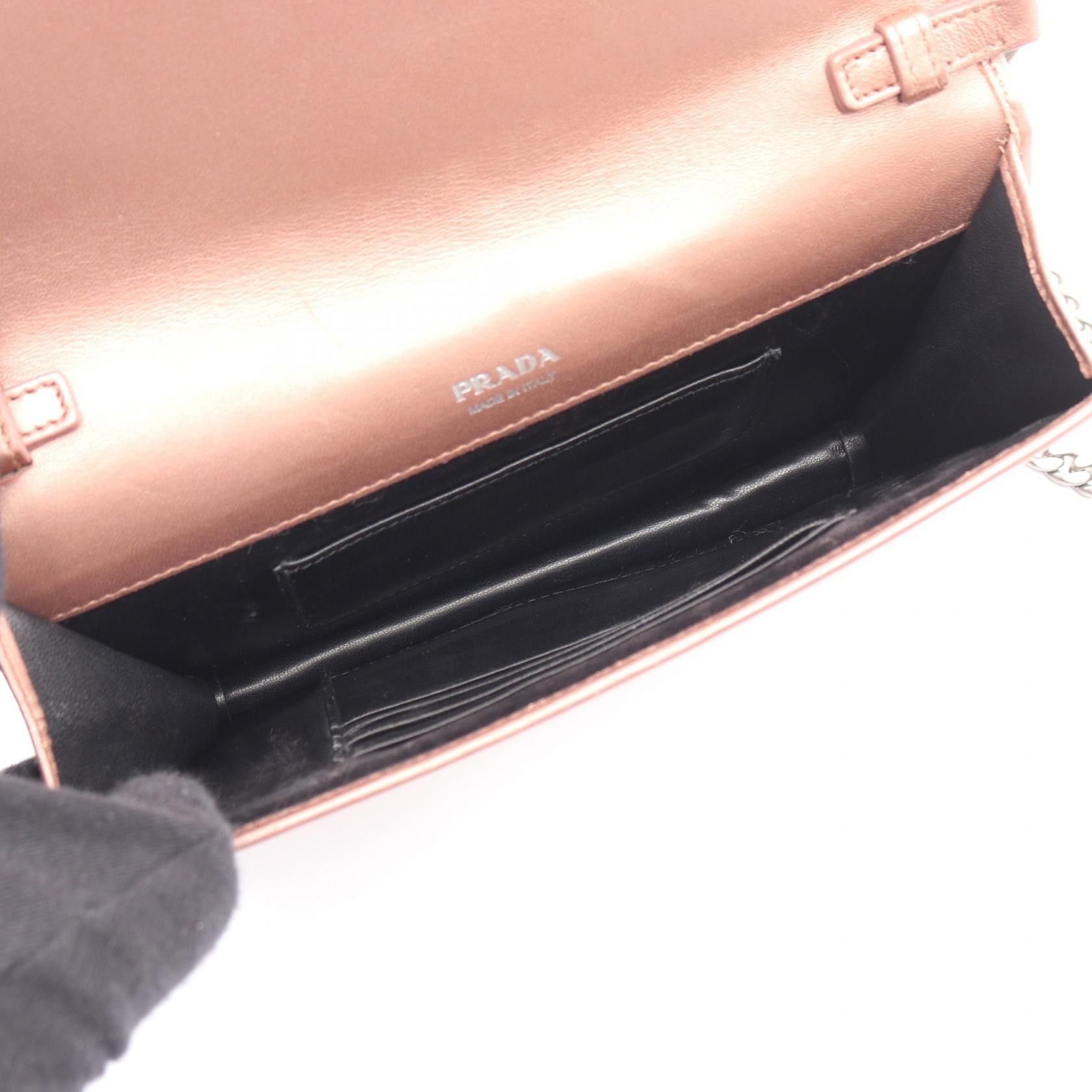 Prada Prada Prada NAPPA IMPUNTURE Leather Shoulder Bag Leather Shoulder Bag DUTY FREE for USA Size ONE SIZE - 3 Thumbnail