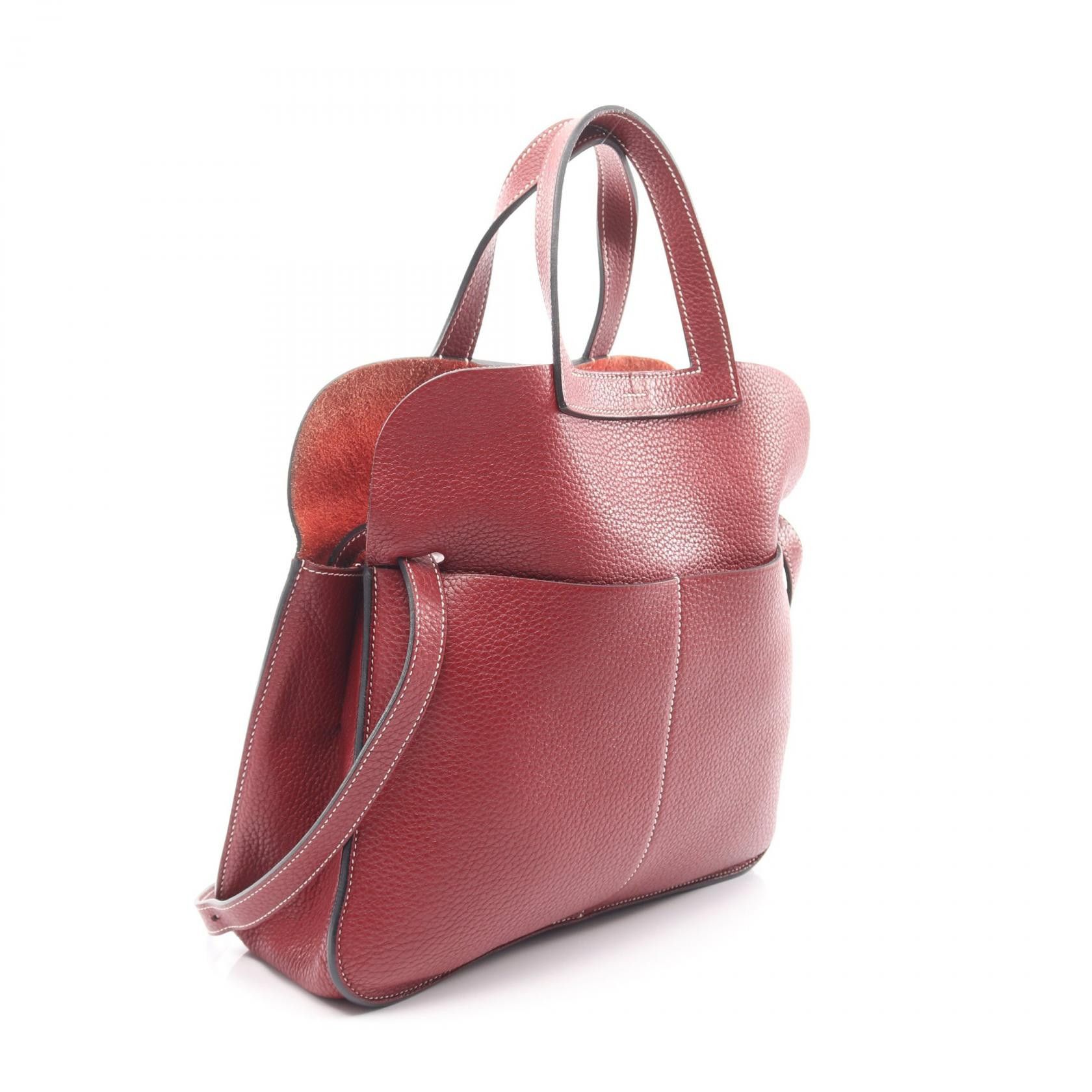 Hermes Hermes Hermes Arzan31 Calfskin Handbag Leather Handbag R DUTY FREE for USA Size ONE SIZE - 2 Thumbnail