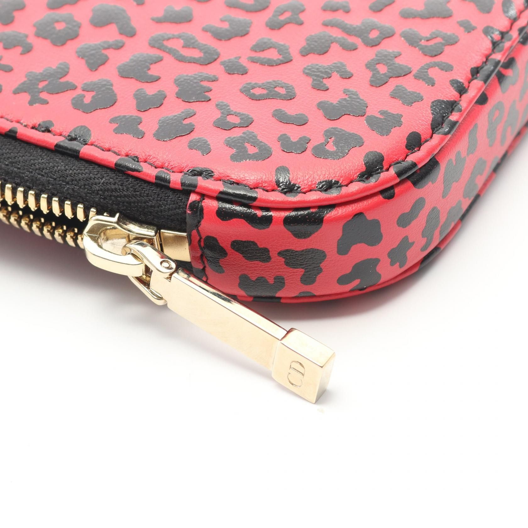 Dior Dior Dior LADY DIOR Leather Phone Bag Leather Handbag DUTY FREE for USA Size ONE SIZE - 5 Thumbnail