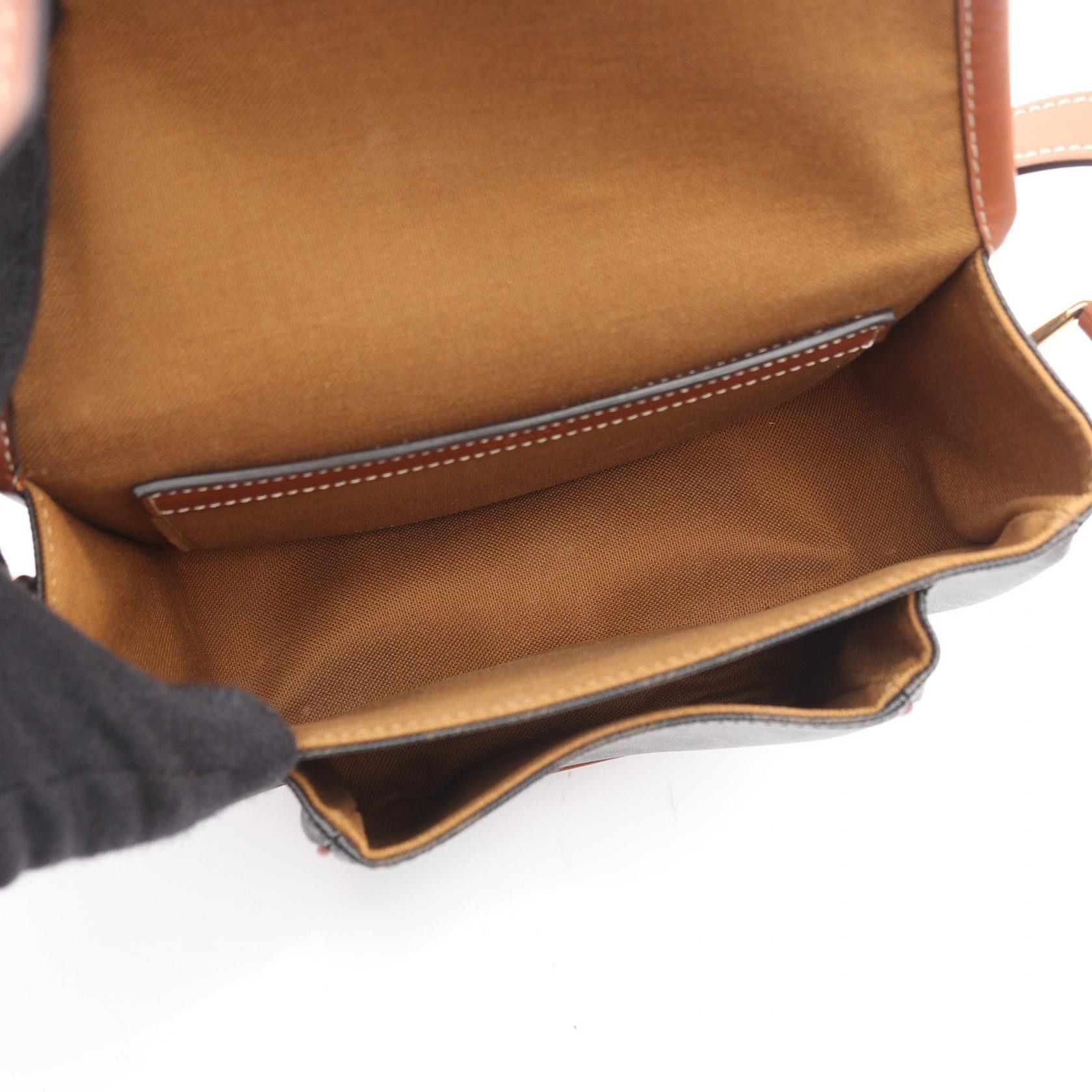 Celine Celine CELINE Folco Medium PVC Coated Canvas Shoulder Bag Textile Shoulder Bag DUTY FREE for USA Size ONE SIZE - 3 Thumbnail
