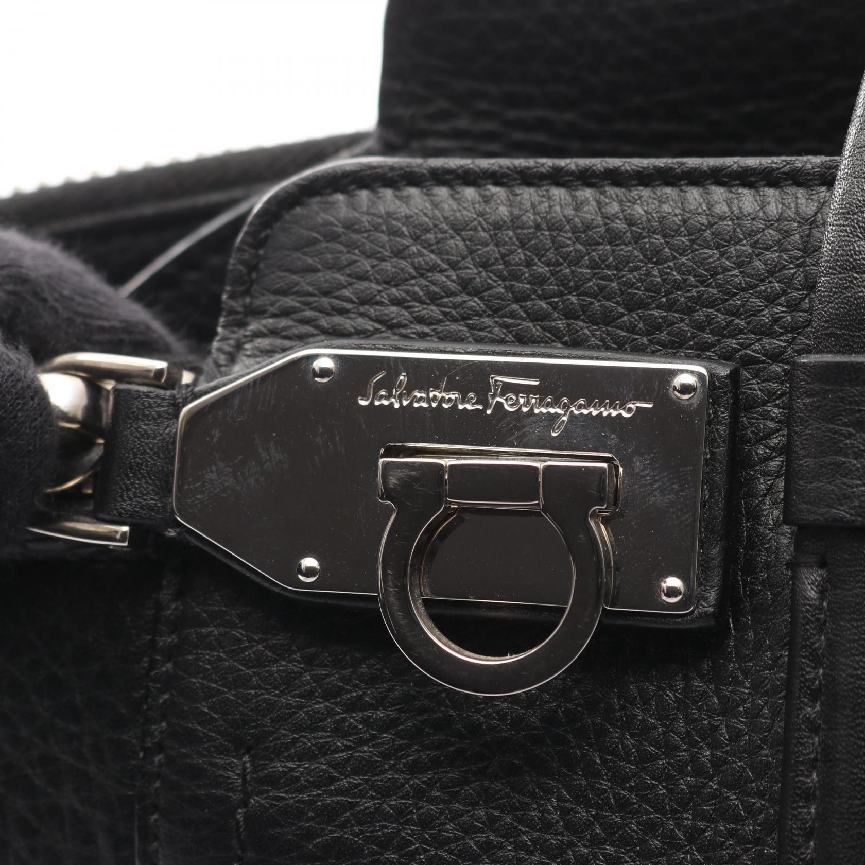 Salvatore Ferragamo Salvatore Ferragamo Salvatore Ferragamo Gancini Leather Handbag Leather Handbag DUTY FREE for USA Size ONE SIZE - 5 Thumbnail