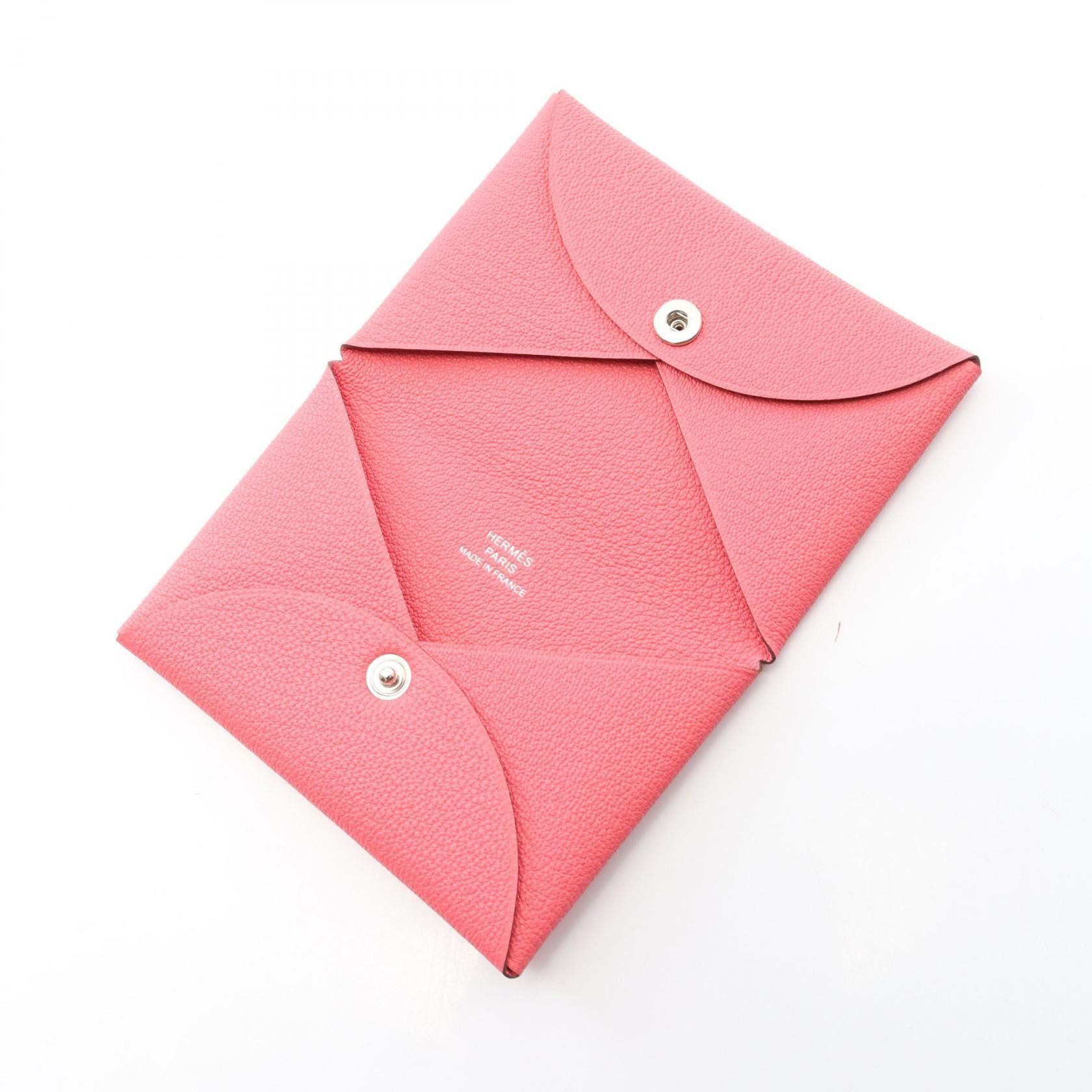 Hermes Hermes Hermes Calvi Coin Case Leather Coin Case Stamp W (2024) DUTY FREE for USA Size ONE SIZE - 3 Thumbnail