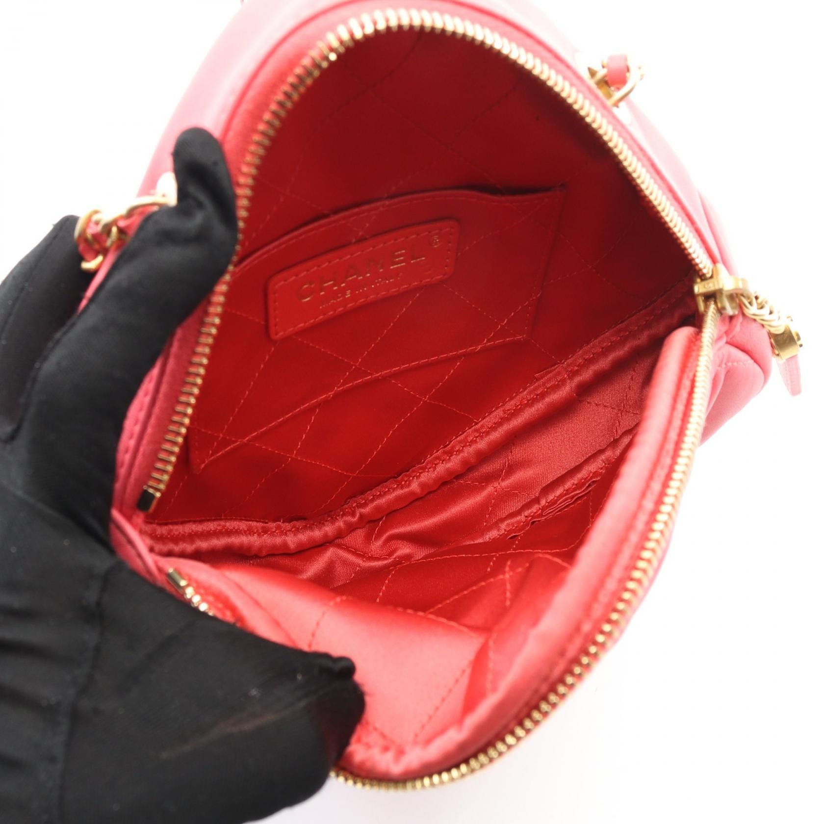 Chanel Chanel CHANEL Matelasse Lambskin Shoulder Bag Leather Shoulder Bag DUTY FREE for USA Size ONE SIZE - 3 Thumbnail
