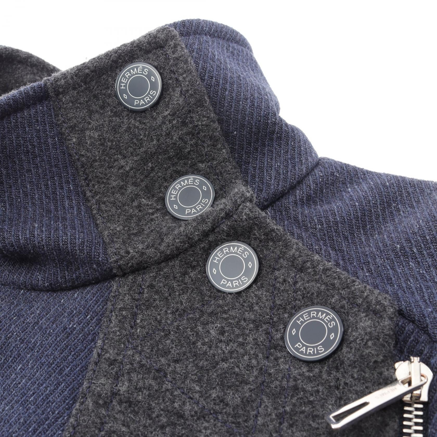 Hermes Hermes Hermes Serie Button Wool Cotton Coat Textile Outerwear DUTY FREE for USA Size ONE SIZE - 10 Thumbnail