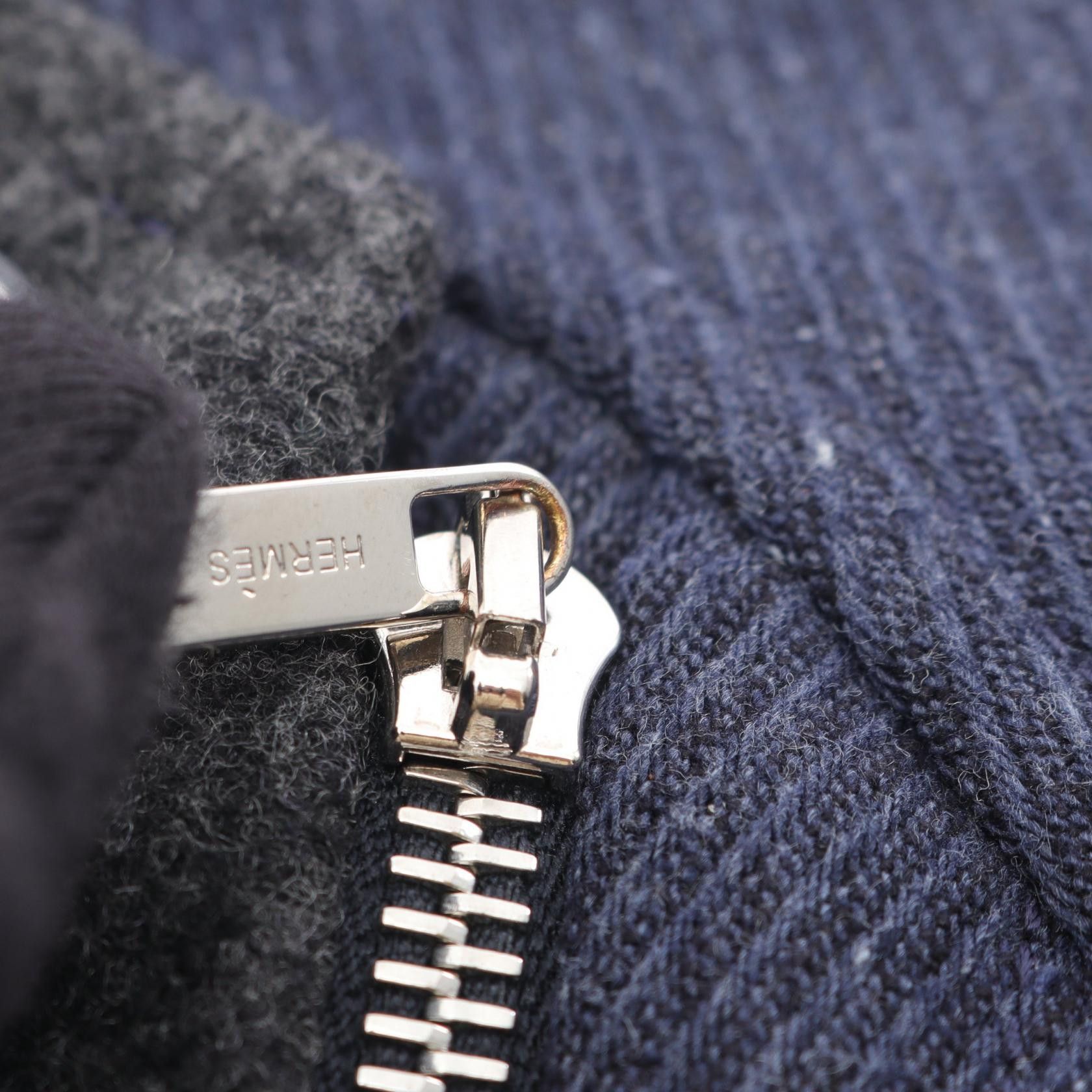 Hermes Hermes Hermes Serie Button Wool Cotton Coat Textile Outerwear DUTY FREE for USA Size ONE SIZE - 9 Thumbnail