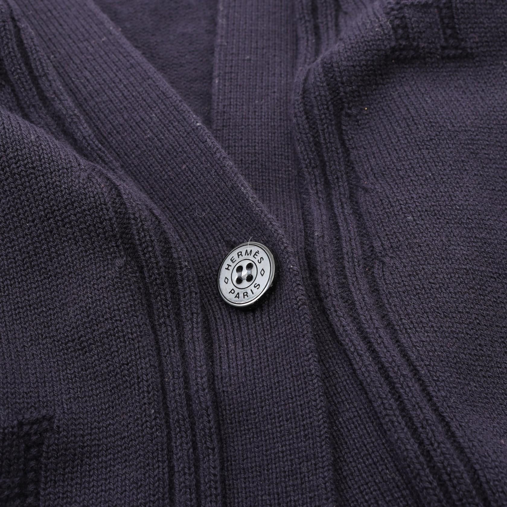 Hermes Hermes Hermes H logo Wool Cardigan Textile Tops DUTY FREE for USA Size ONE SIZE - 9 Thumbnail