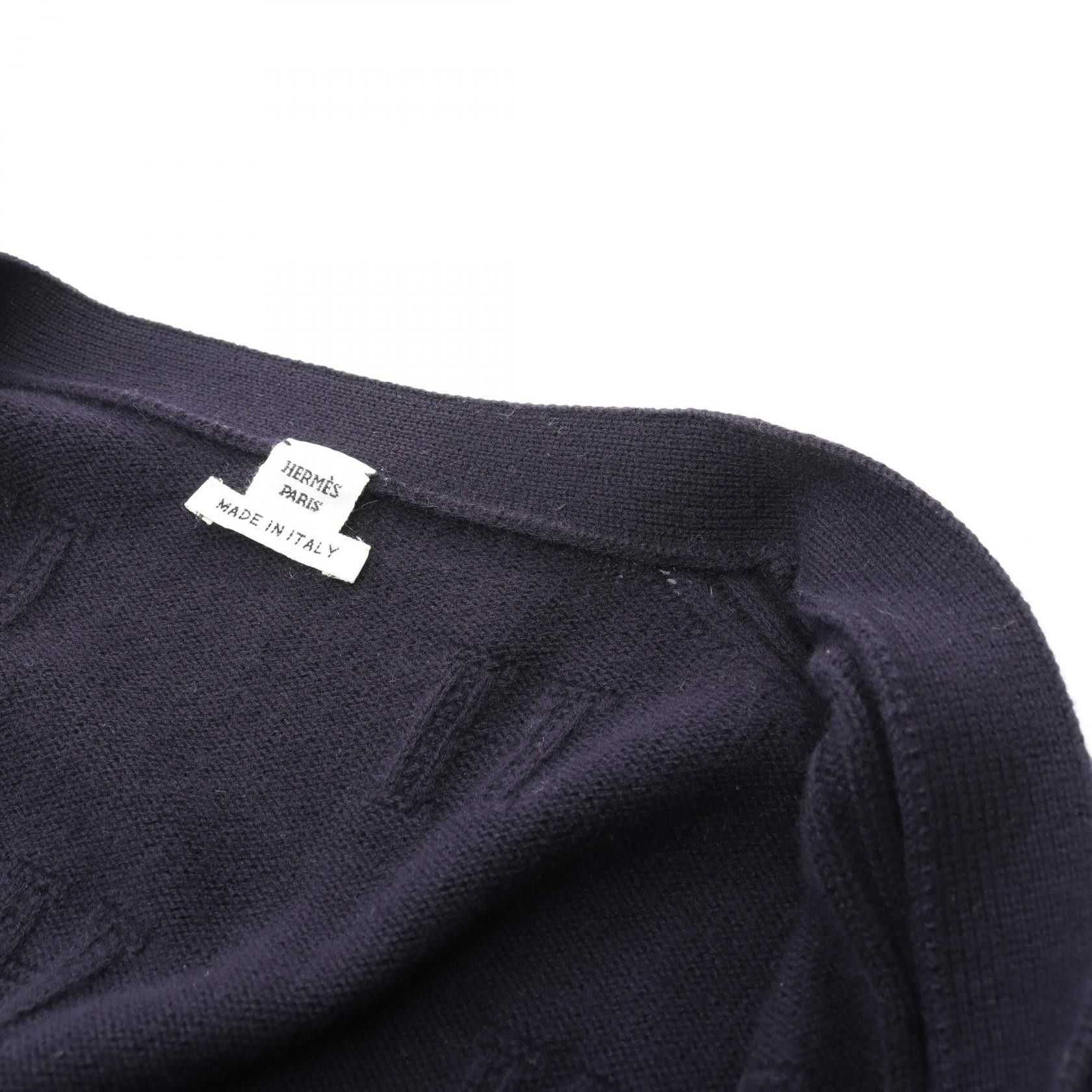 Hermes Hermes Hermes H logo Wool Cardigan Textile Tops DUTY FREE for USA Size ONE SIZE - 7 Thumbnail