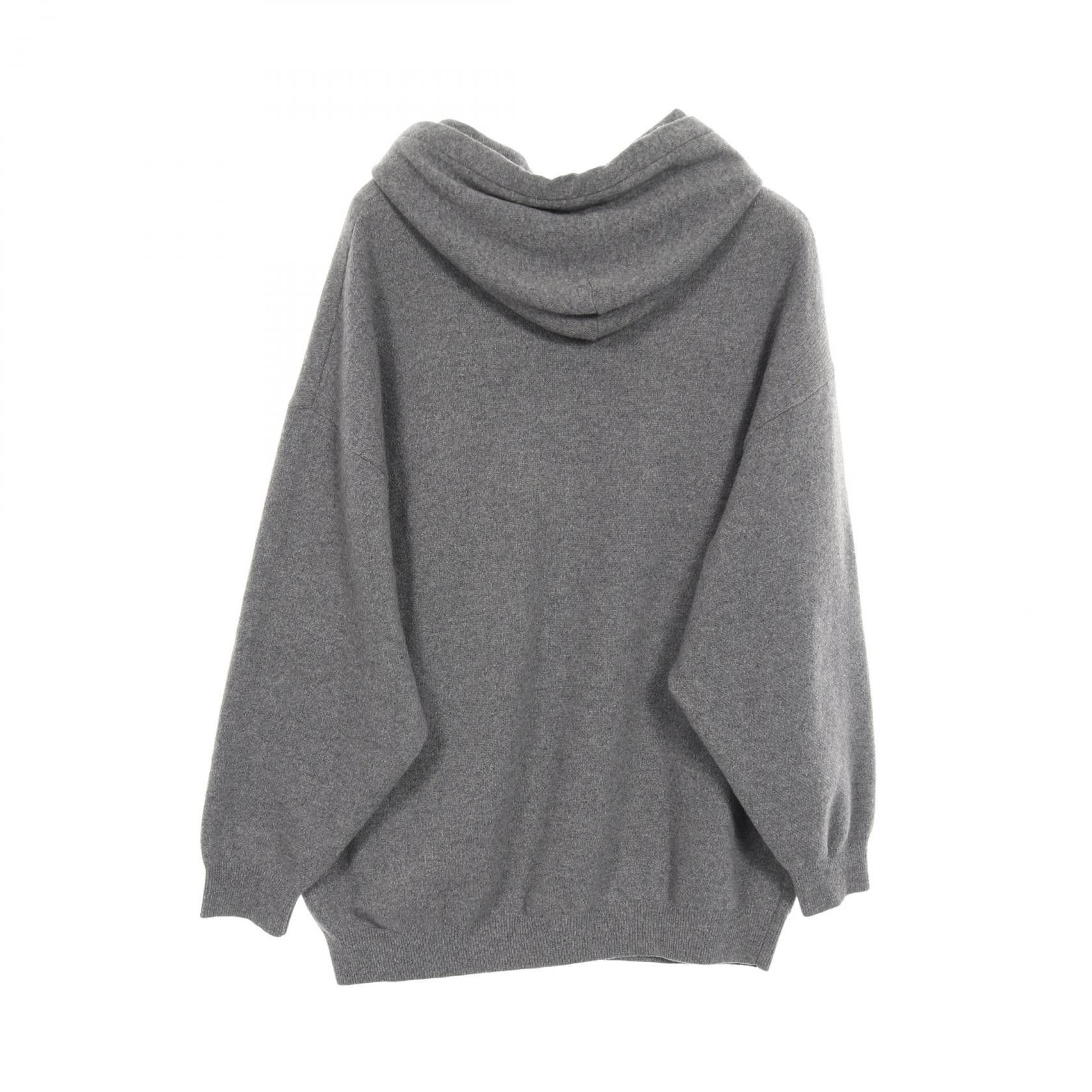 Balenciaga Balenciaga Balenciaga Cashmere Wool Hoodie Textile Sweatshirts & Hoodies DUTY FREE for USA Size ONE SIZE - 2 Thumbnail
