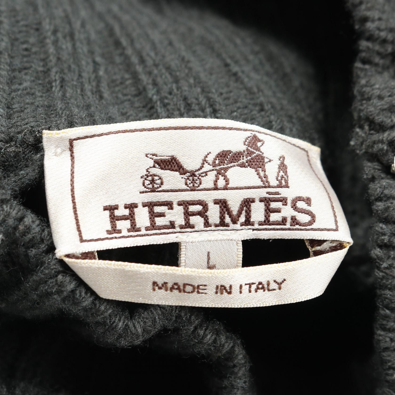 Hermes Hermes Hermes Wool Cashmere Sweater Textile Tops DUTY FREE for USA Size ONE SIZE - 3 Thumbnail