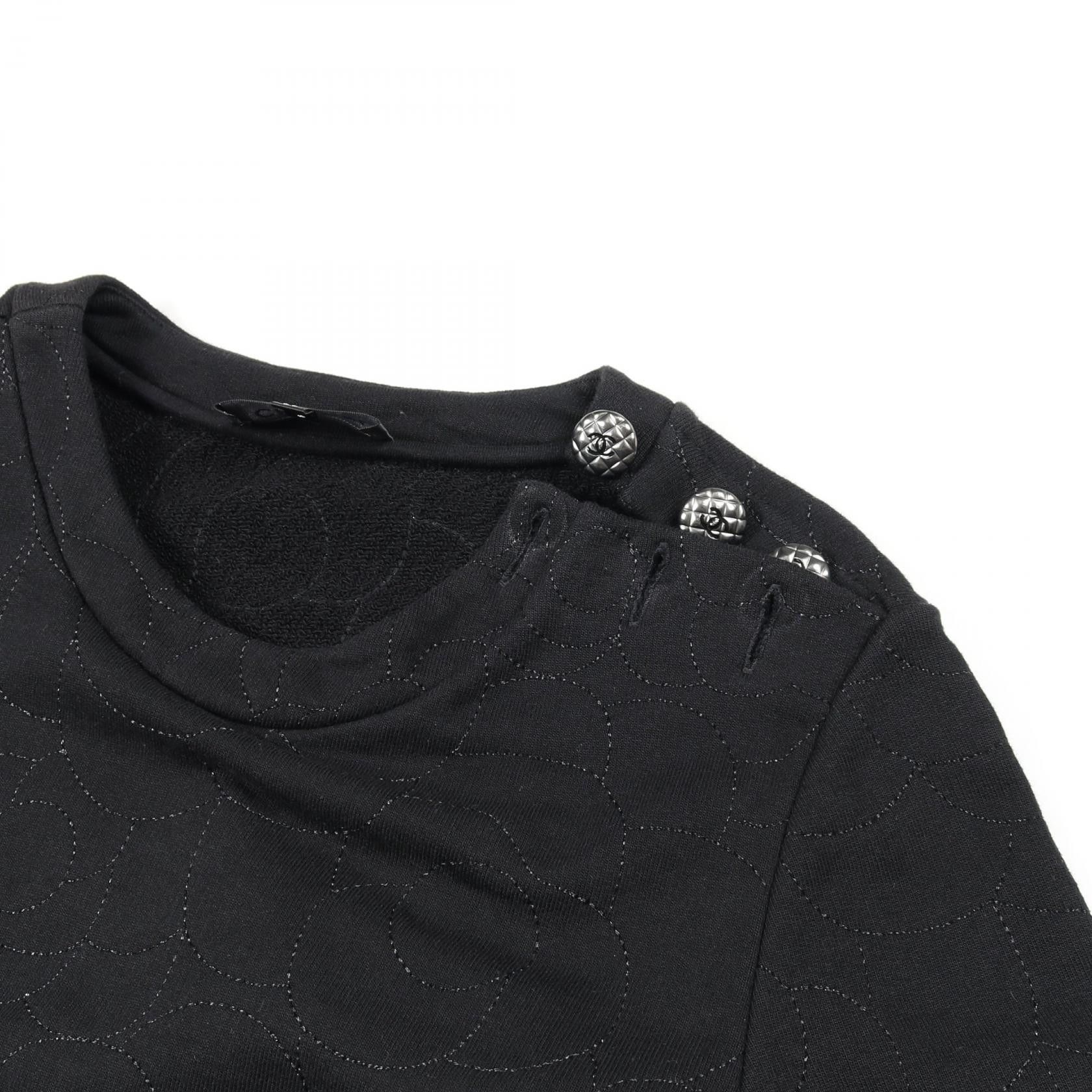 Chanel Chanel Chanel Camellia Cotton Sweatshirt Textile Sweatshirts & Hoodies DUTY FREE for USA Size ONE SIZE - 6 Thumbnail