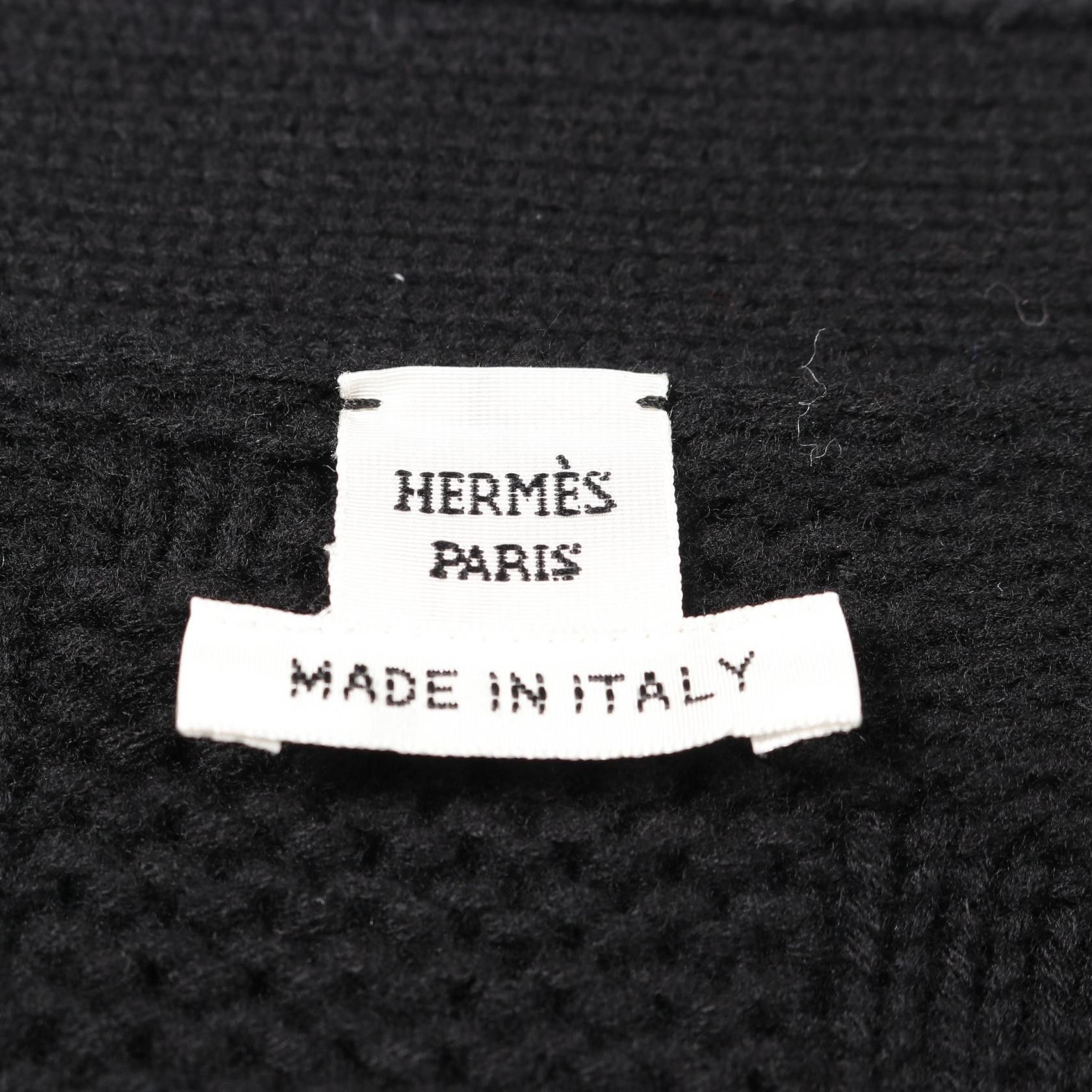 Hermes Hermes Hermes Wool Cardigan Textile Tops DUTY FREE for USA Size ONE SIZE - 3 Thumbnail
