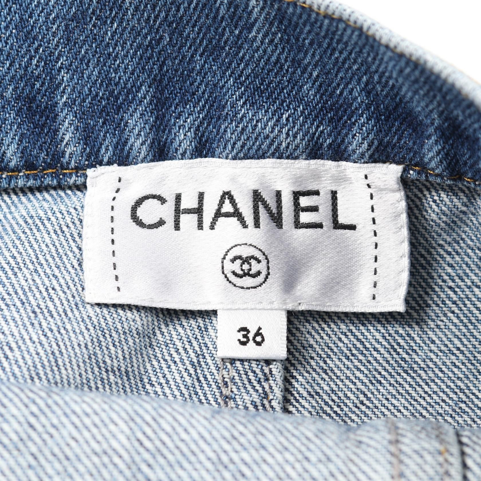Chanel Chanel Chanel Cotton Skirt Textile Skirts DUTY FREE for USA Size ONE SIZE - 3 Thumbnail