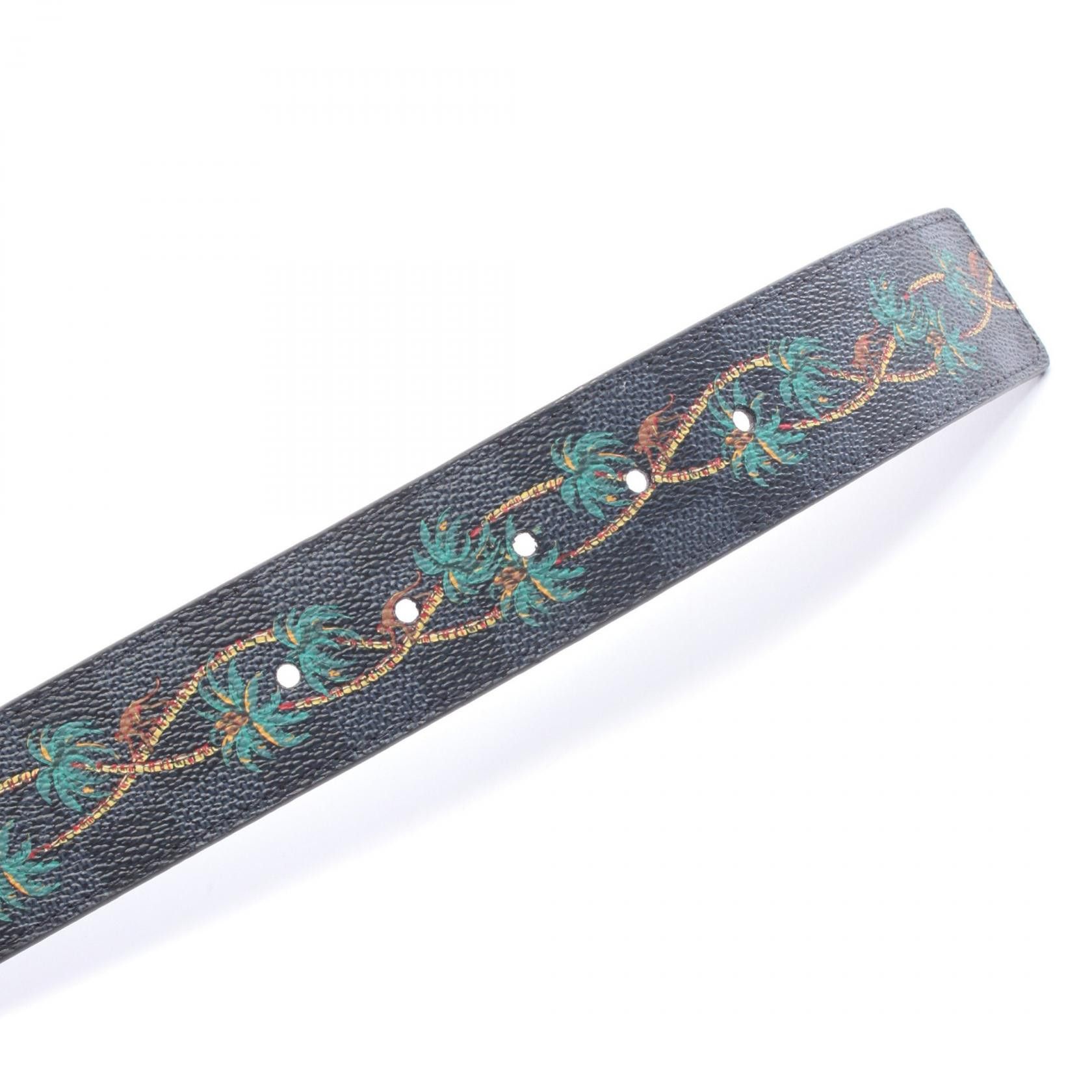 Louis Vuitton Louis Vuitton Louis Vuitton Sangle Ceinture Damier Print Leather Belt Textile Belt M0020U DUTY FREE for USA Size ONE SIZE - 3 Thumbnail