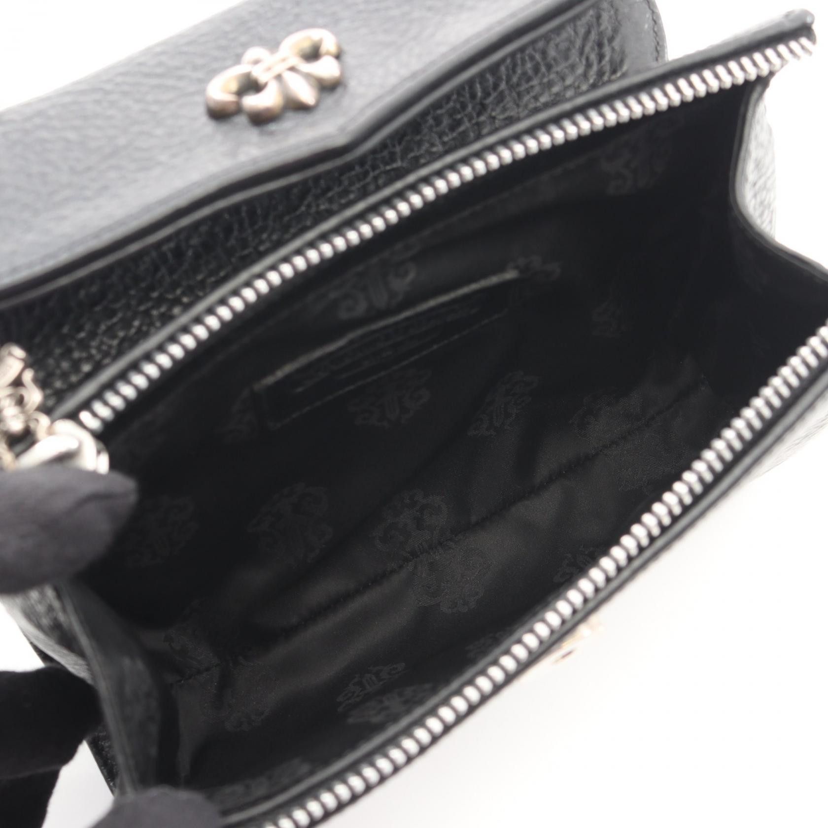 Chrome Hearts Chrome Hearts Chrome Hearts Dog Adams Leather 2way Bag Leather Handbag DUTY FREE for USA Size ONE SIZE - 4 Thumbnail