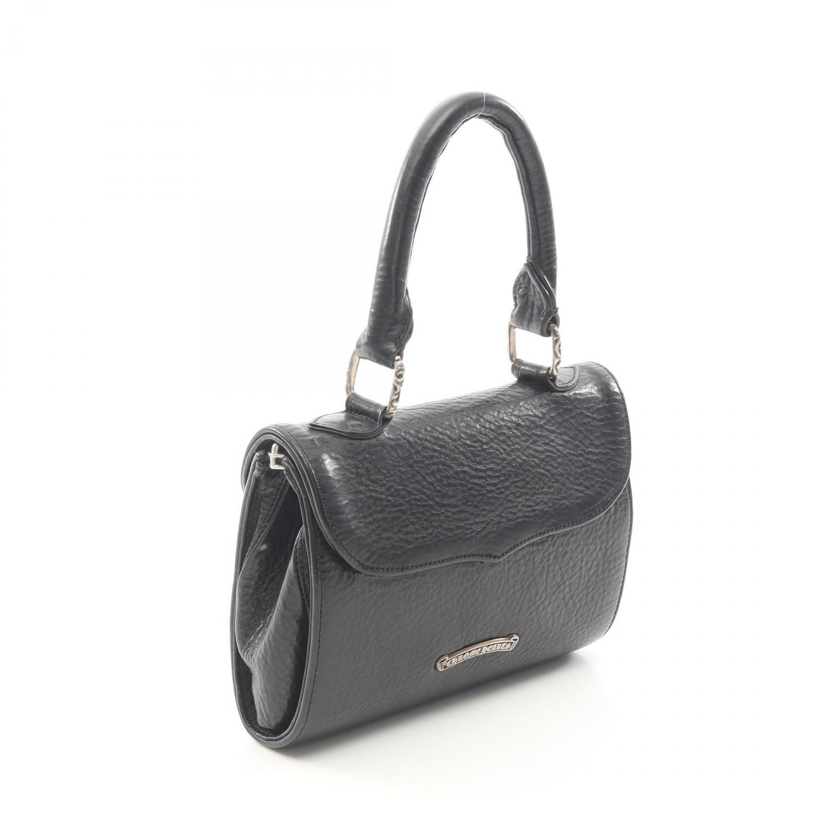 Chrome Hearts Chrome Hearts Chrome Hearts Dog Adams Leather 2way Bag Leather Handbag DUTY FREE for USA Size ONE SIZE - 3 Thumbnail