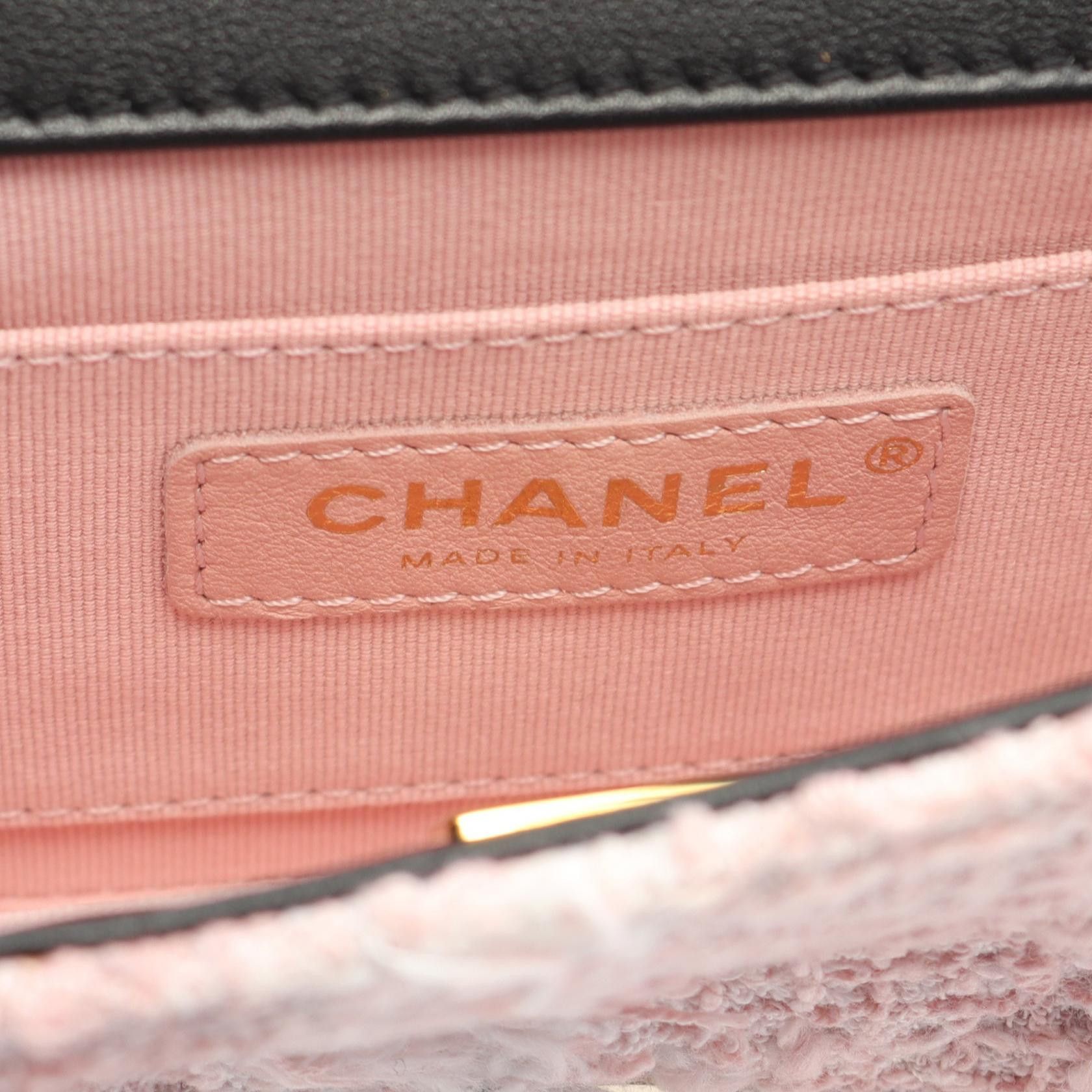 Chanel Chanel Chanel Fabric Lambskin Shoulder Bag Leather Shoulder Bag DUTY FREE for USA Size ONE SIZE - 4 Thumbnail