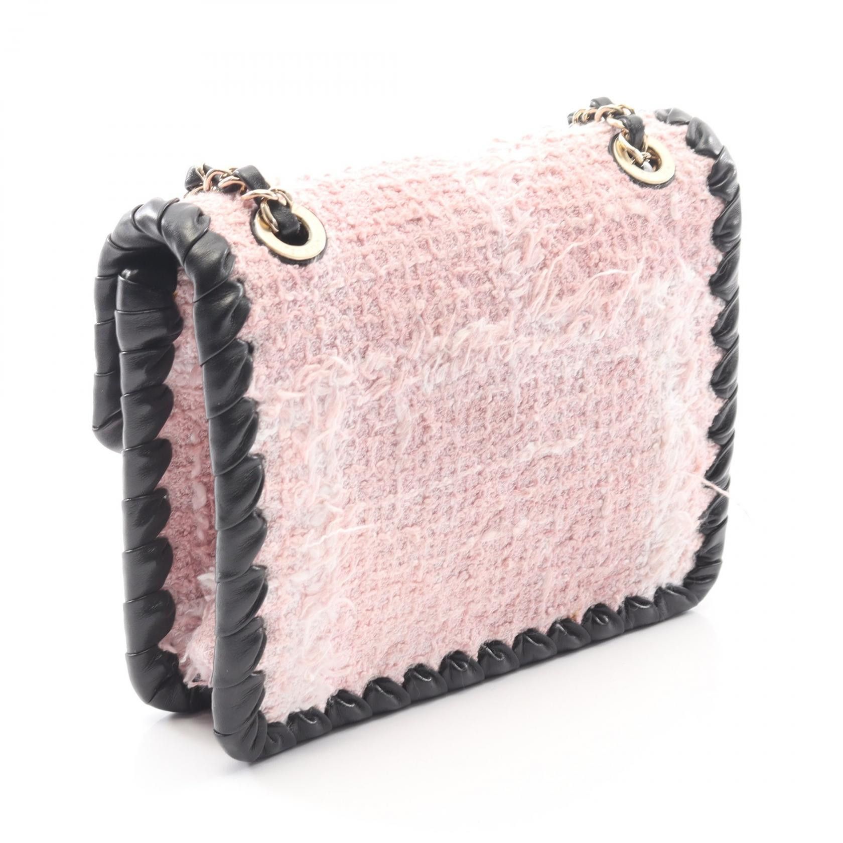Chanel Chanel Chanel Fabric Lambskin Shoulder Bag Leather Shoulder Bag DUTY FREE for USA Size ONE SIZE - 2 Thumbnail