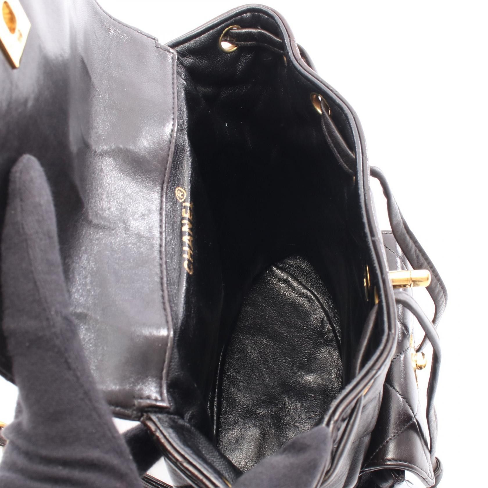 Chanel Chanel Chanel Matelasse Lambskin Backpack Leather Backpack DUTY FREE for USA Size ONE SIZE - 3 Thumbnail