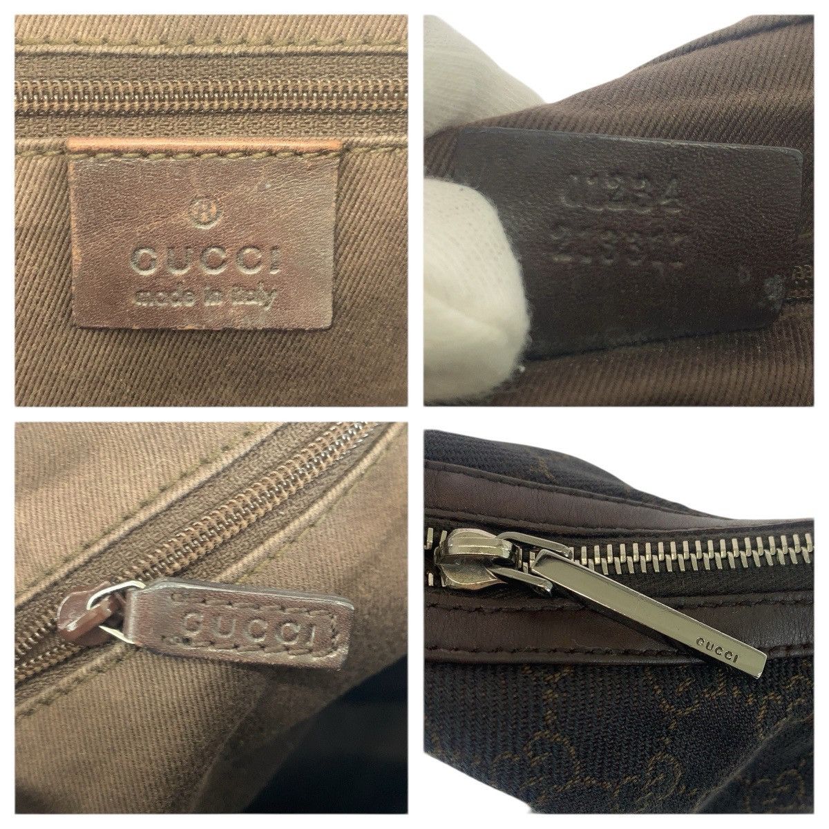 Gucci Gucci Gucci GG Canvas Leather 2way bag Textile Shoulder Bag 01234 DUTY FREE for USA Size ONE SIZE - 4 Thumbnail