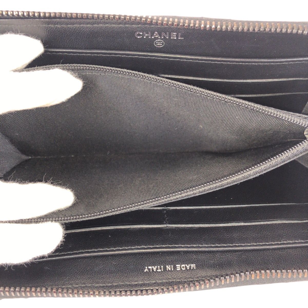 Chanel Chanel Chanel Lambskin Long Zip Wallet Leather Long Wallet DUTY FREE for USA Size ONE SIZE - 8 Thumbnail