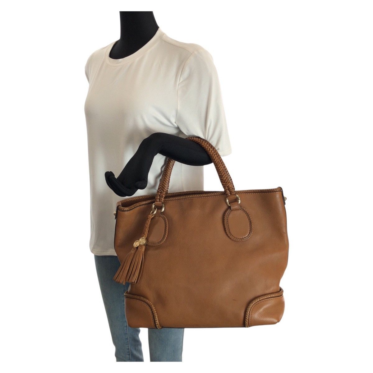 Gucci Gucci Gucci Marrakech Leather Tote Bag Leather Tote Bag 257023 DUTY FREE for USA Size ONE SIZE - 7 Thumbnail
