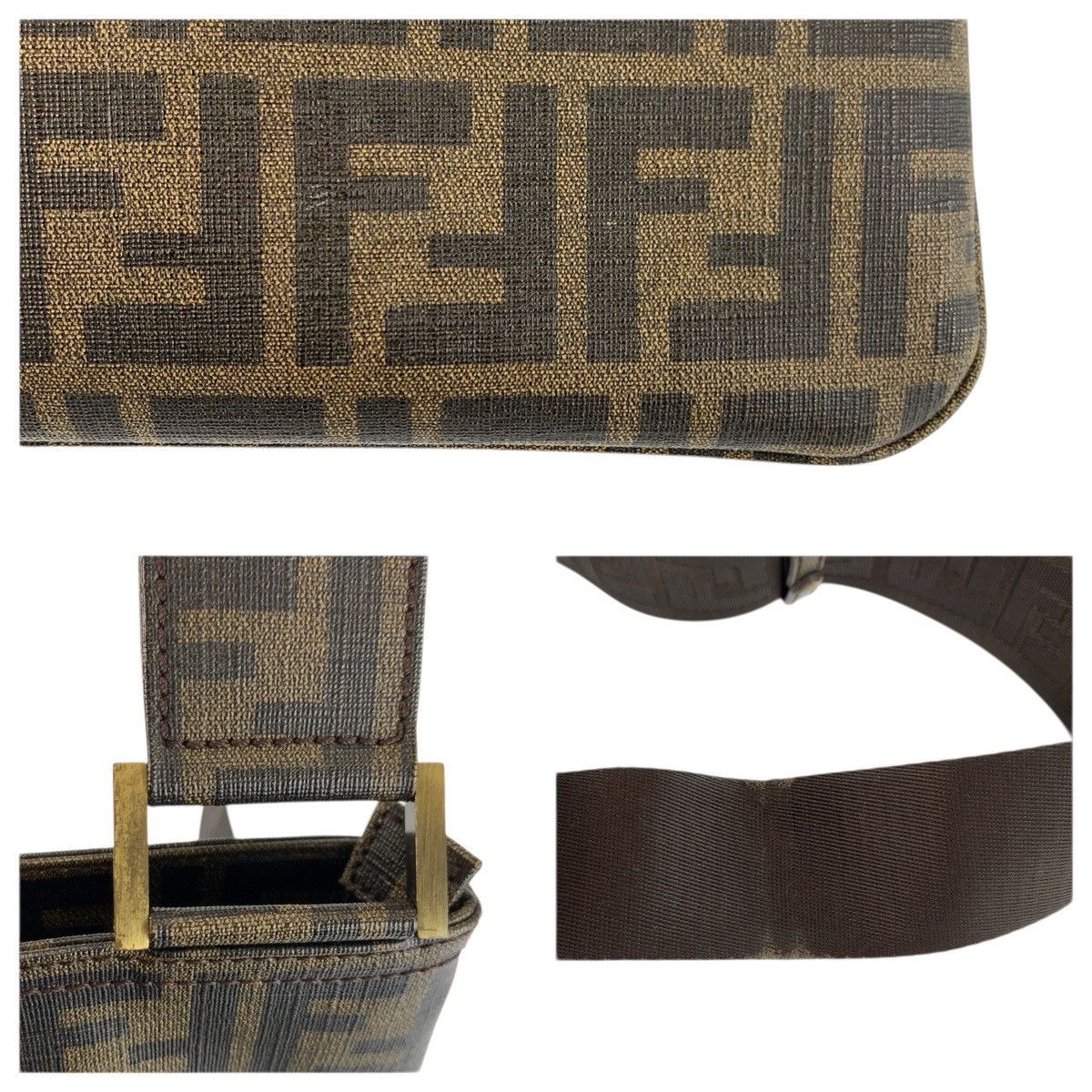 Fendi Fendi Fendi Zucca PVC shoulder bag Plastic / Synthetic Shoulder Bag 7VA207-UZD DUTY FREE for USA Size ONE SIZE - 5 Thumbnail