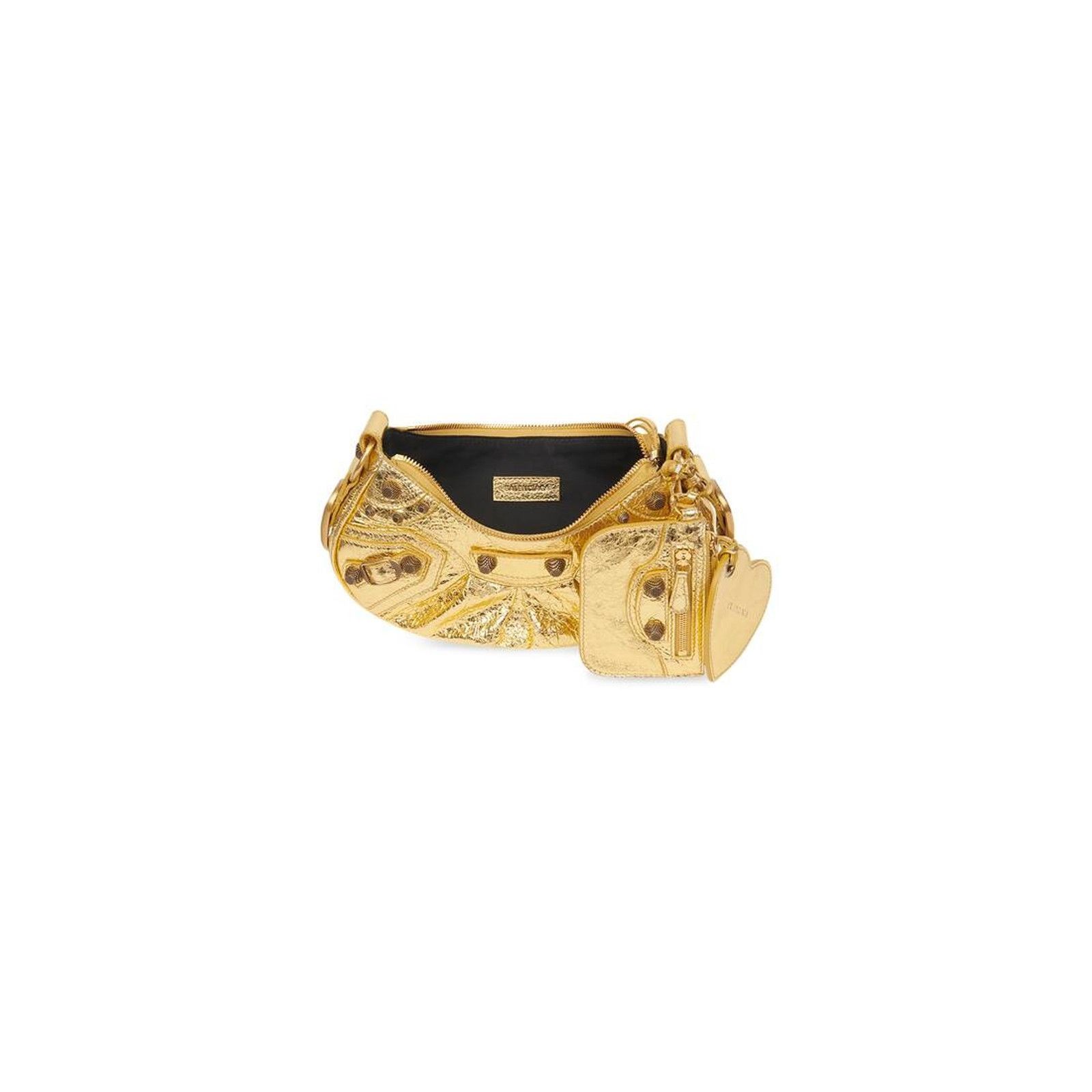 Balenciaga le cagole xs shoulder bag in gold metallized arena lambskin Size ONE SIZE - 5 Thumbnail
