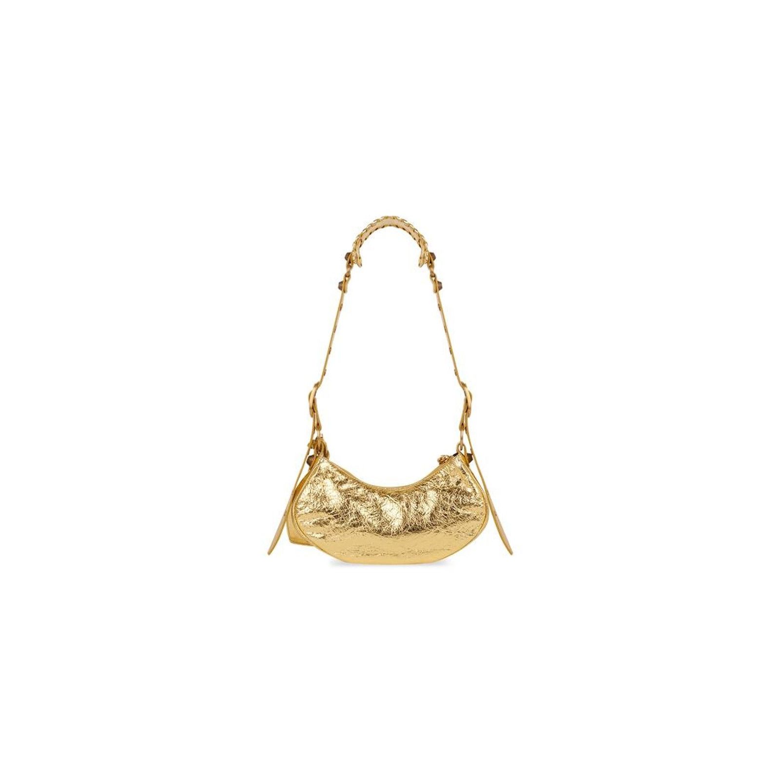 Balenciaga le cagole xs shoulder bag in gold metallized arena lambskin Size ONE SIZE - 4 Thumbnail