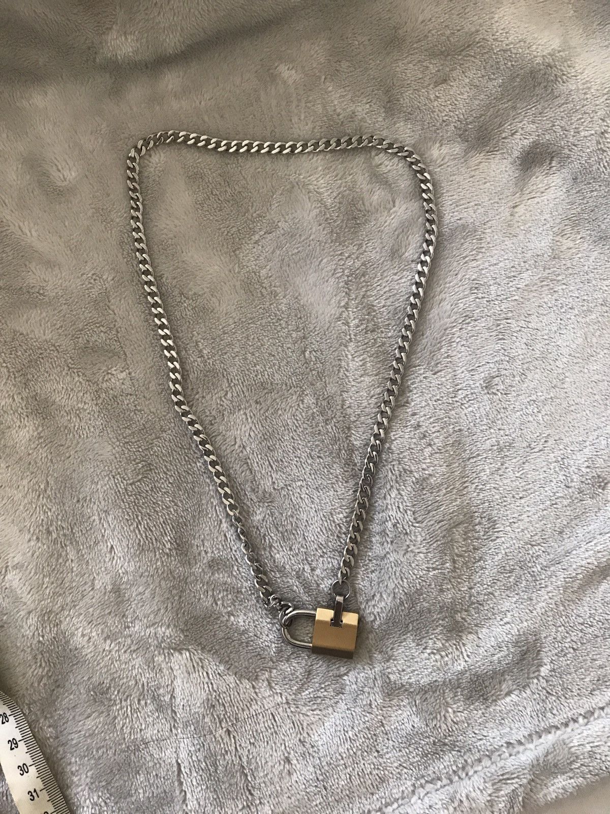 Vitaly Design Stainless steel Lock chain necklace Grailed