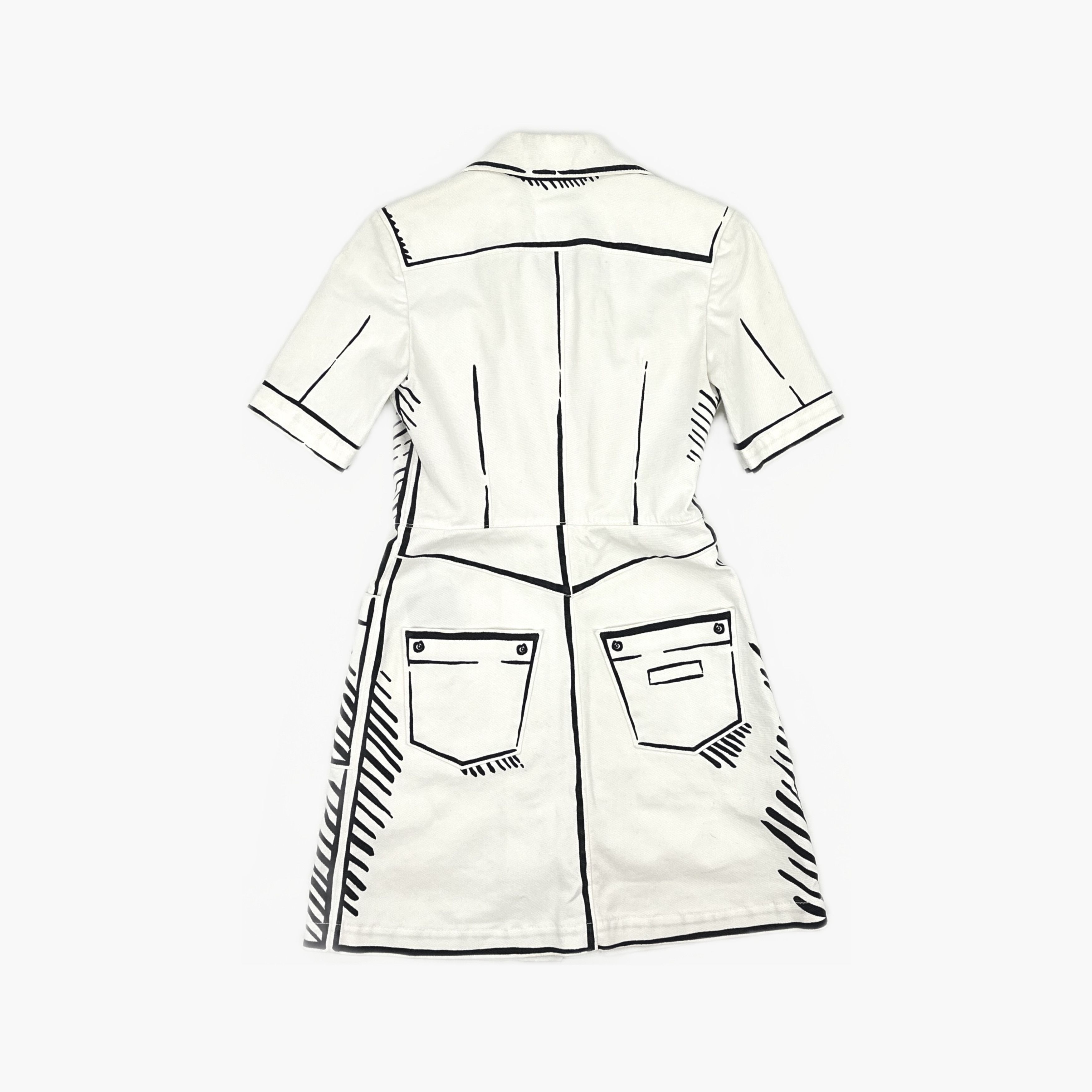 Fendi Fendi Sketch Graphic Dress Size 38 Size XS / US 0-2 / IT 36-38 - 2 Thumbnail