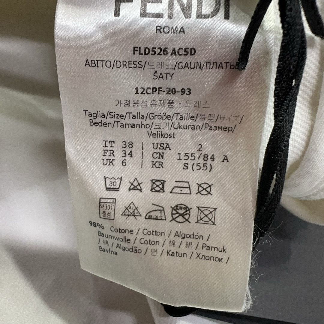 Fendi Fendi Sketch Graphic Dress Size 38 Size XS / US 0-2 / IT 36-38 - 5 Thumbnail