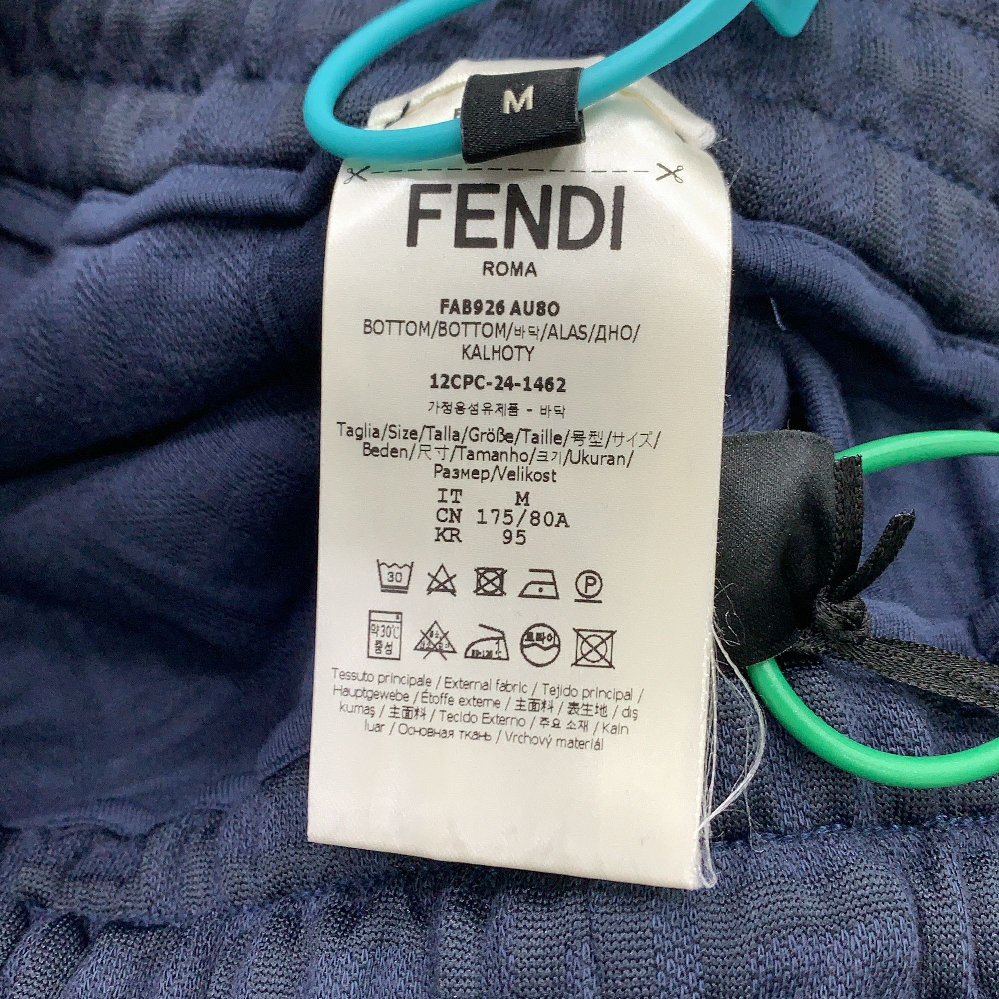 Fendi Fendi Allover FF Logo Casual Pants Size M Size US 32 / EU 48 - 2 Thumbnail