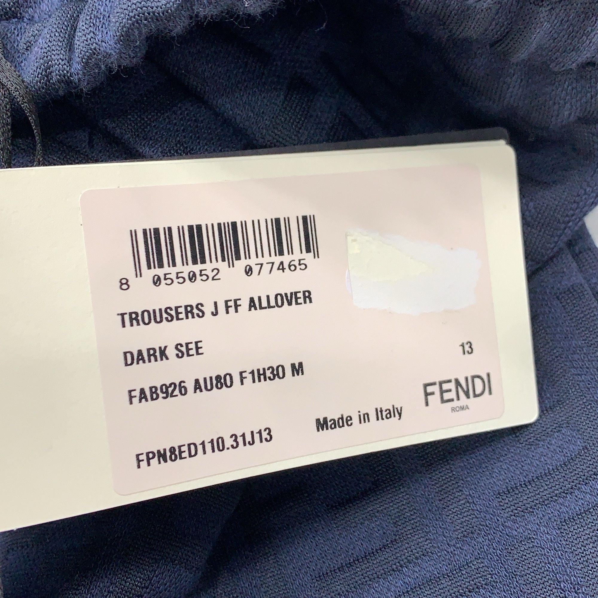 Fendi Fendi Allover FF Logo Casual Pants Size M Size US 32 / EU 48 - 3 Thumbnail