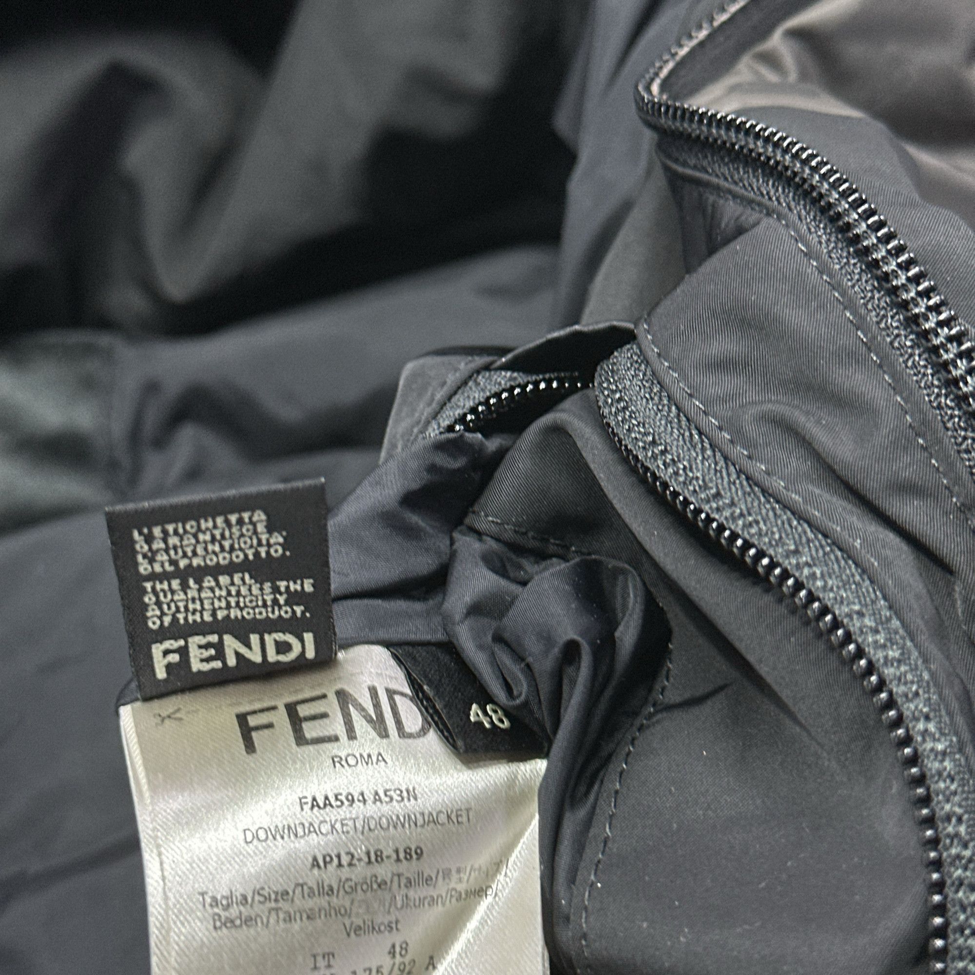 Fendi Fendi Monogram Puffer Jacket Size 48 Size US M / EU 48-50 / 2 - 4 Thumbnail
