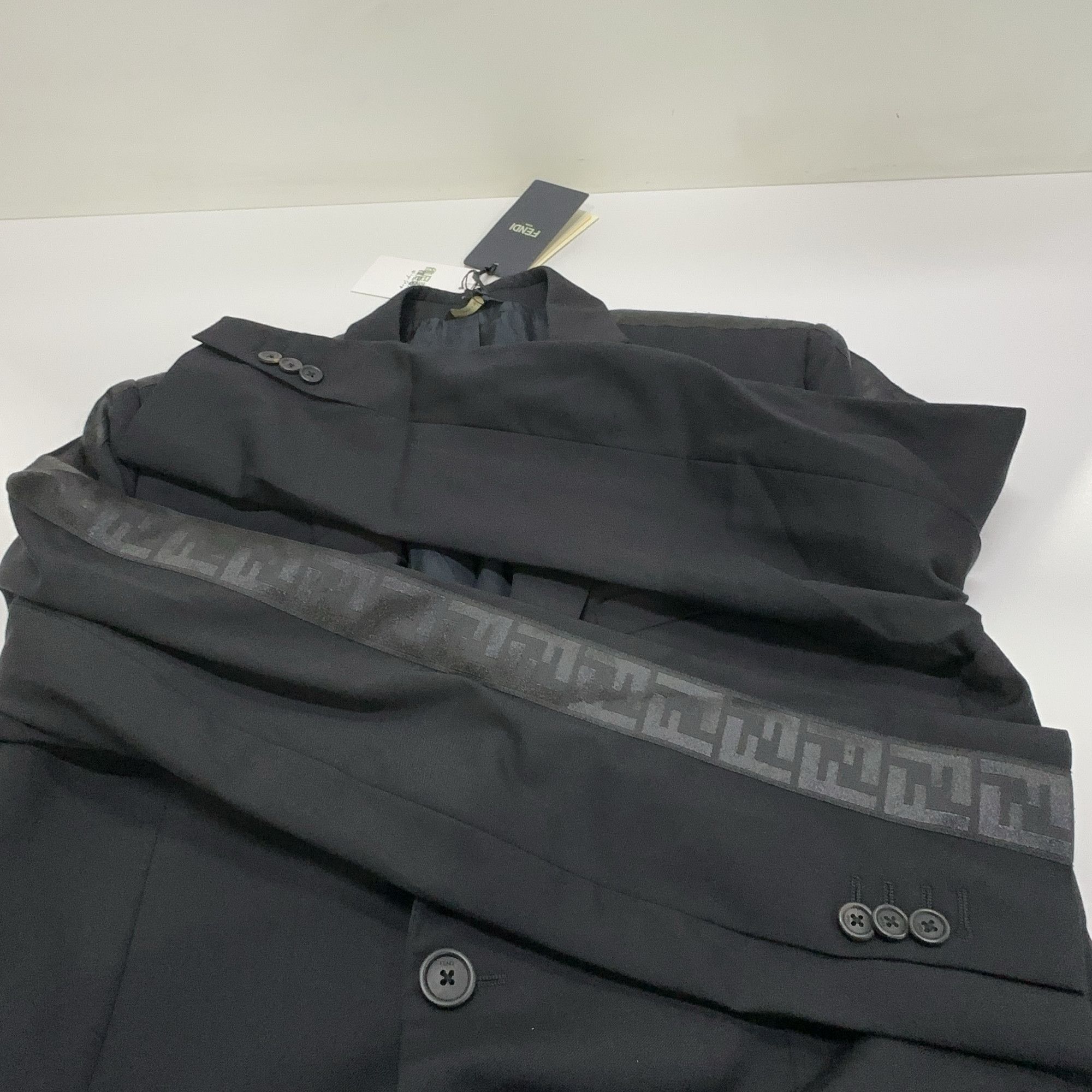 Fendi Fendi FF Logo Trim Blazer Size 42R Size 42R - 9 Thumbnail