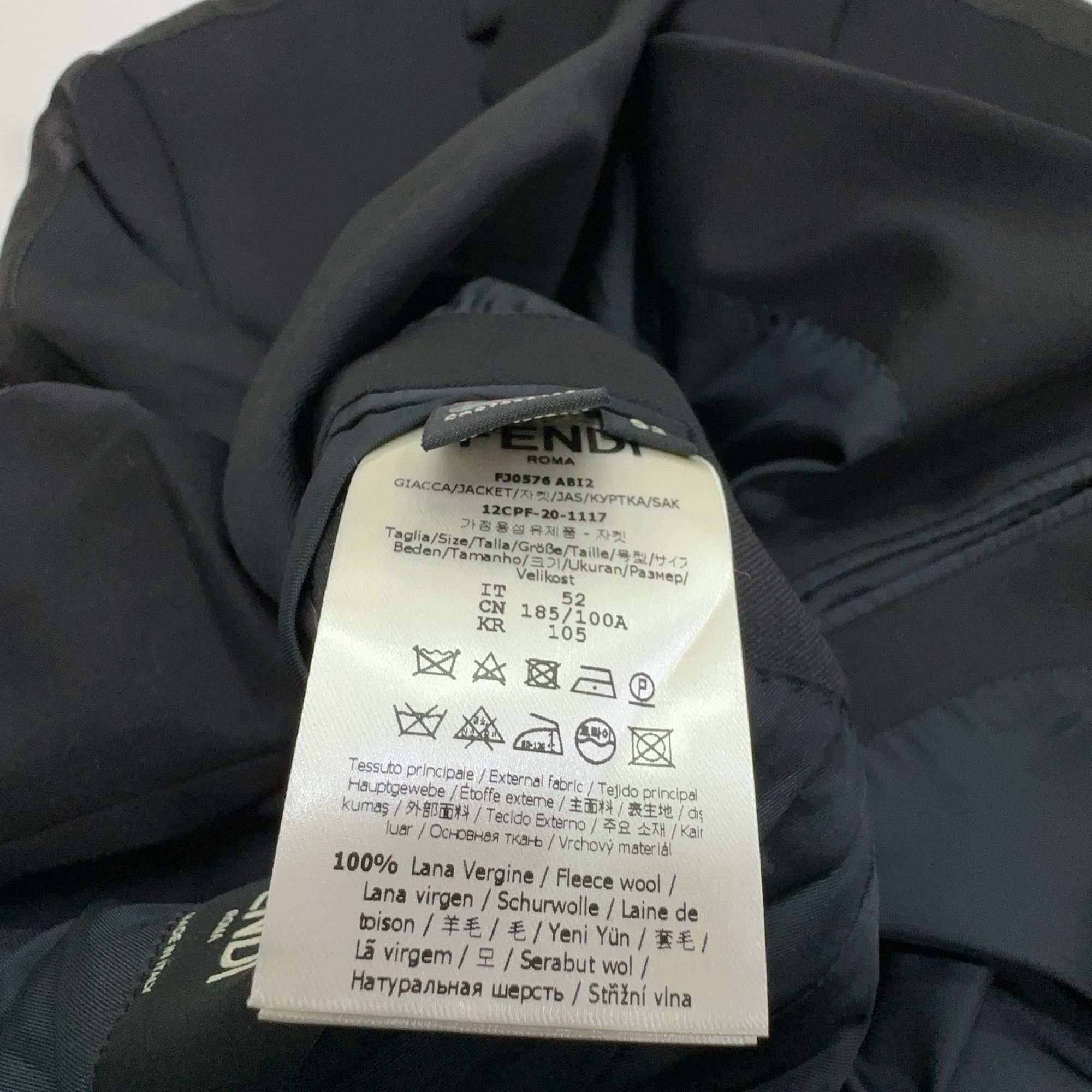 Fendi Fendi FF Logo Trim Blazer Size 42R Size 42R - 4 Thumbnail