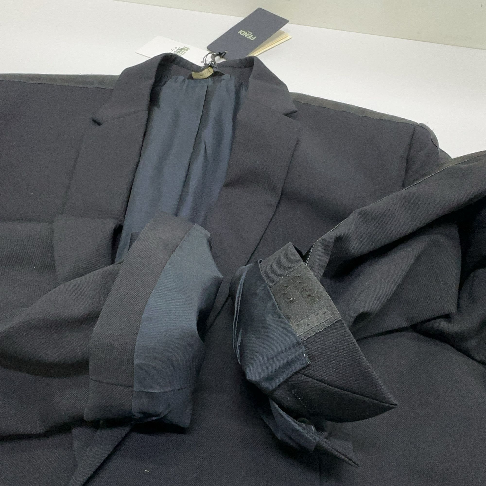 Fendi Fendi FF Logo Trim Blazer Size 42R Size 42R - 10 Thumbnail