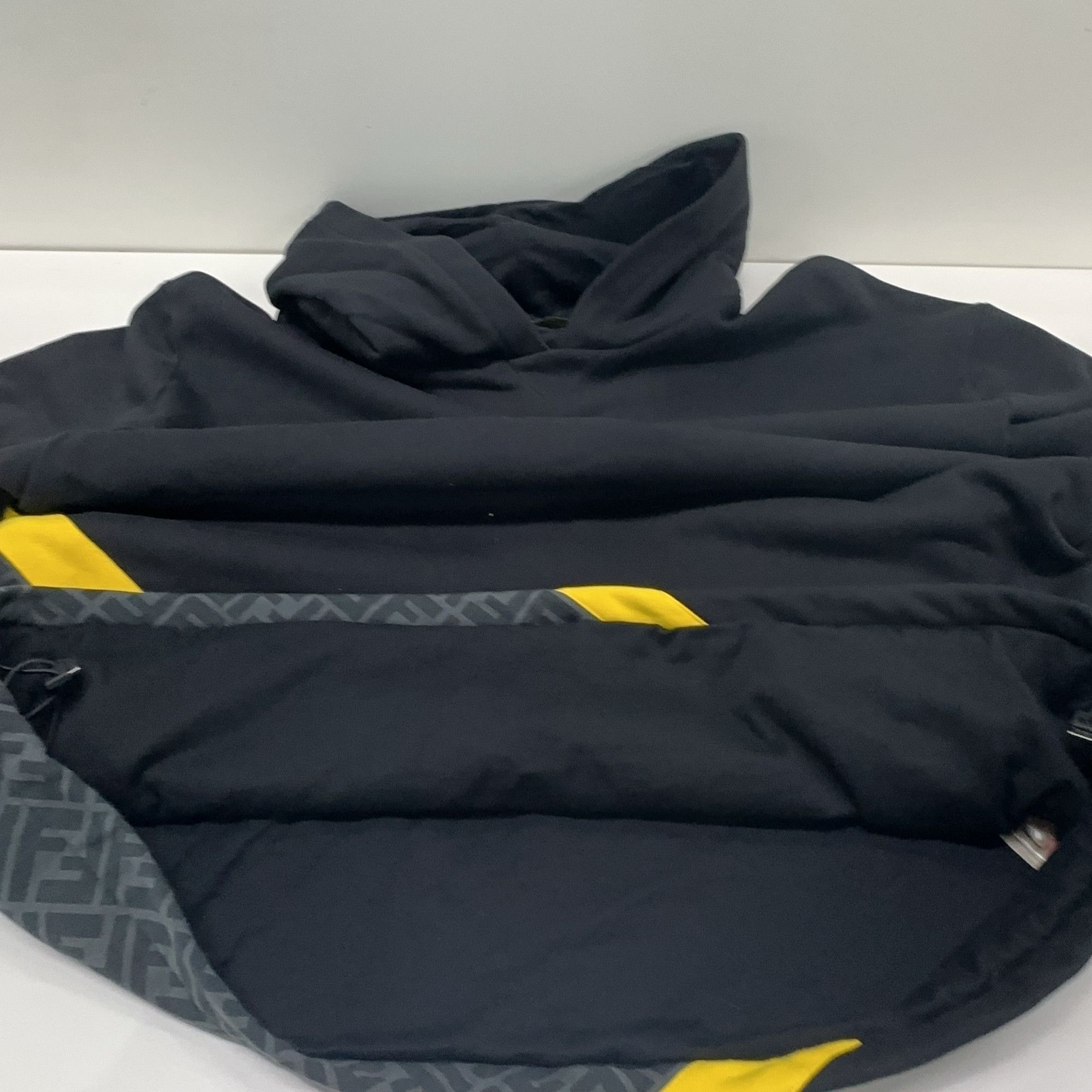 Fendi Fendi FF Monogram Stripe Hoodie Size L Size US L / EU 52-54 / 3 - 7 Thumbnail